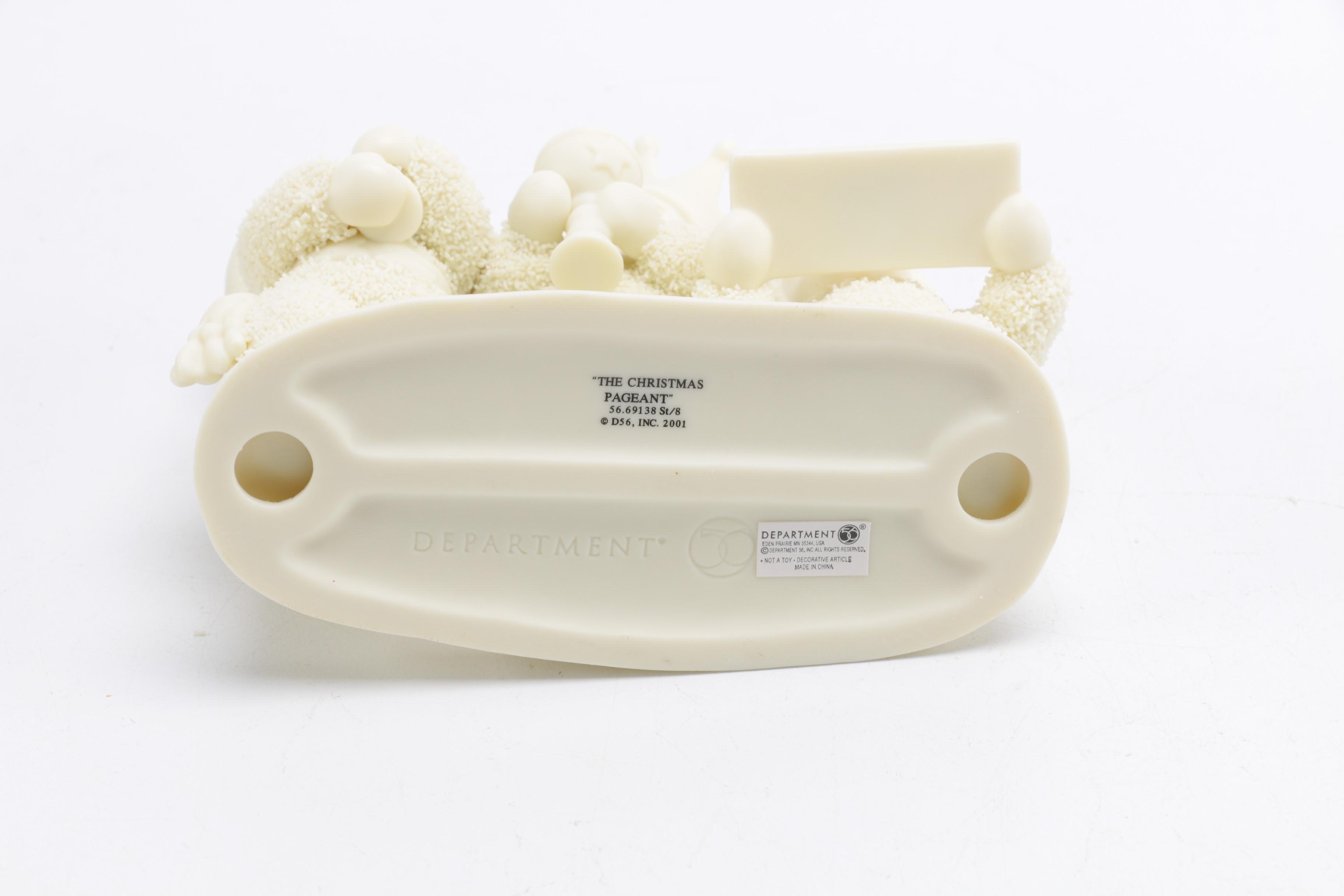 Department 56 "The Christmas Pageant" Snow Babies Nativity Scene