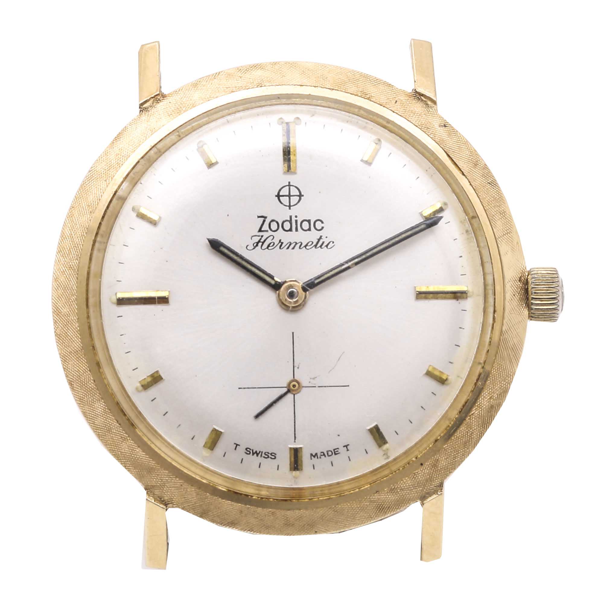 Zodiac Hermetic 14K Yellow Gold Watch