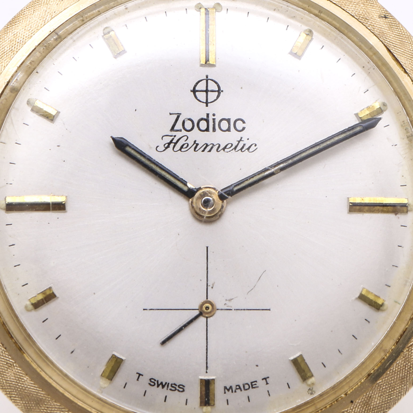 Zodiac Hermetic 14K Yellow Gold Watch