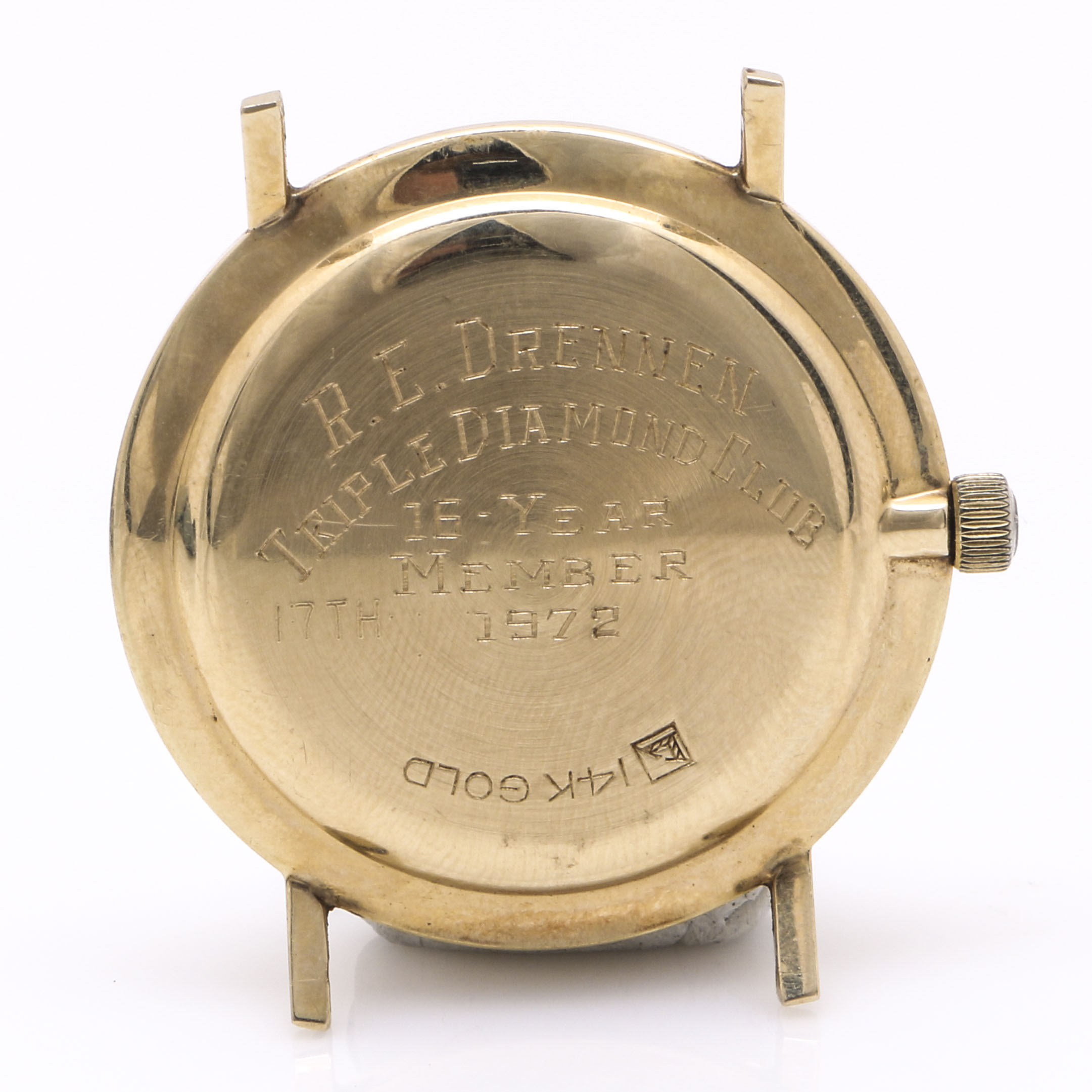 Zodiac Hermetic 14K Yellow Gold Watch