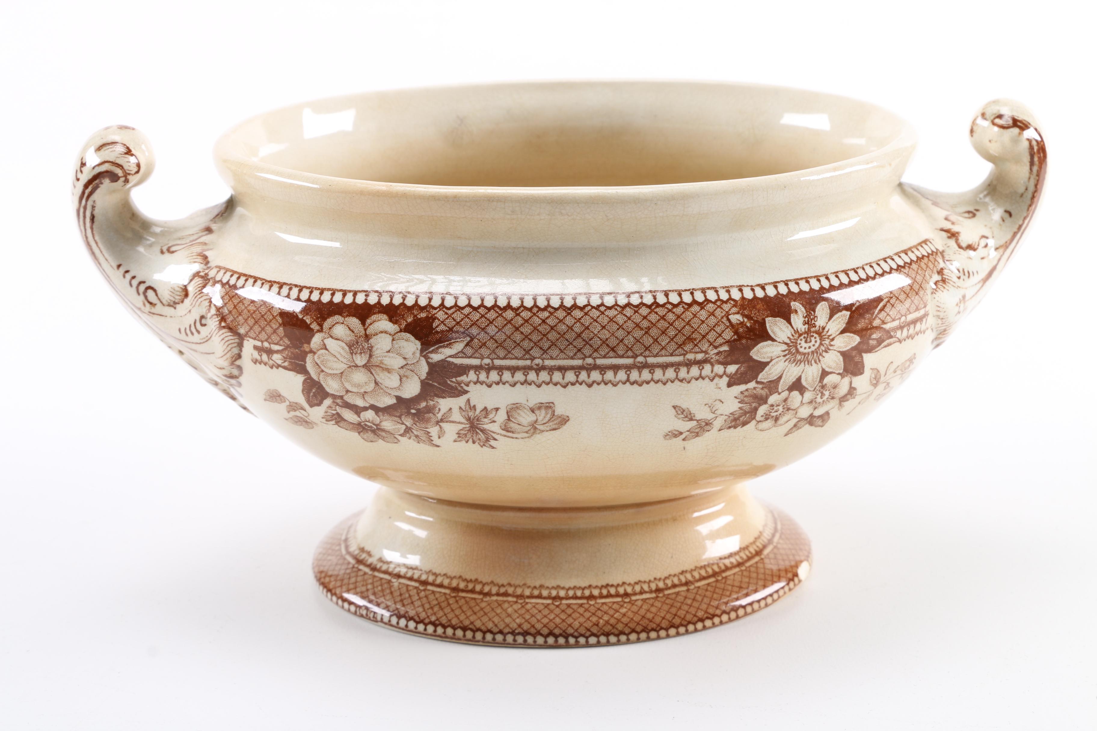 Ceramic Vases and Stoneware Dish