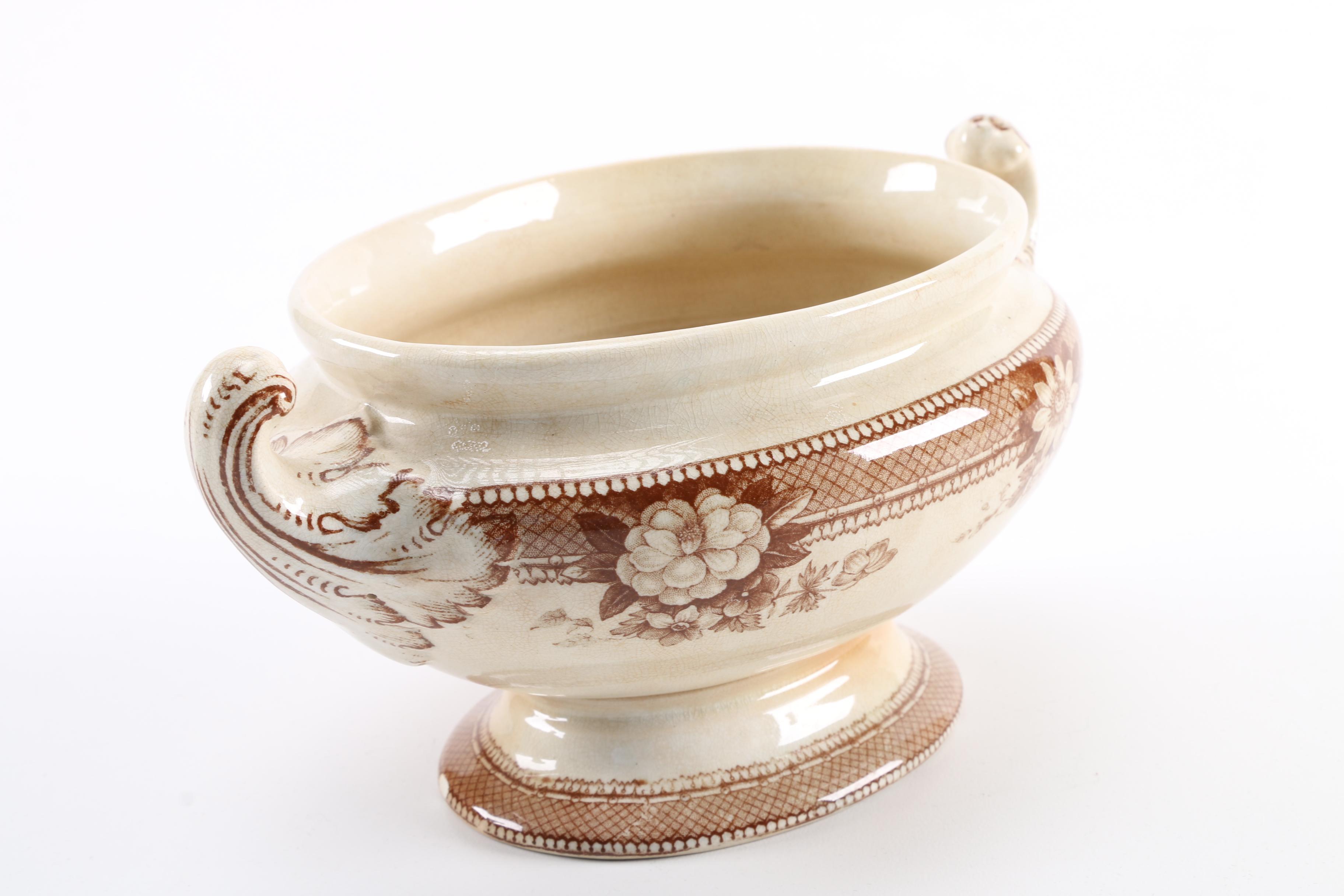 Ceramic Vases and Stoneware Dish