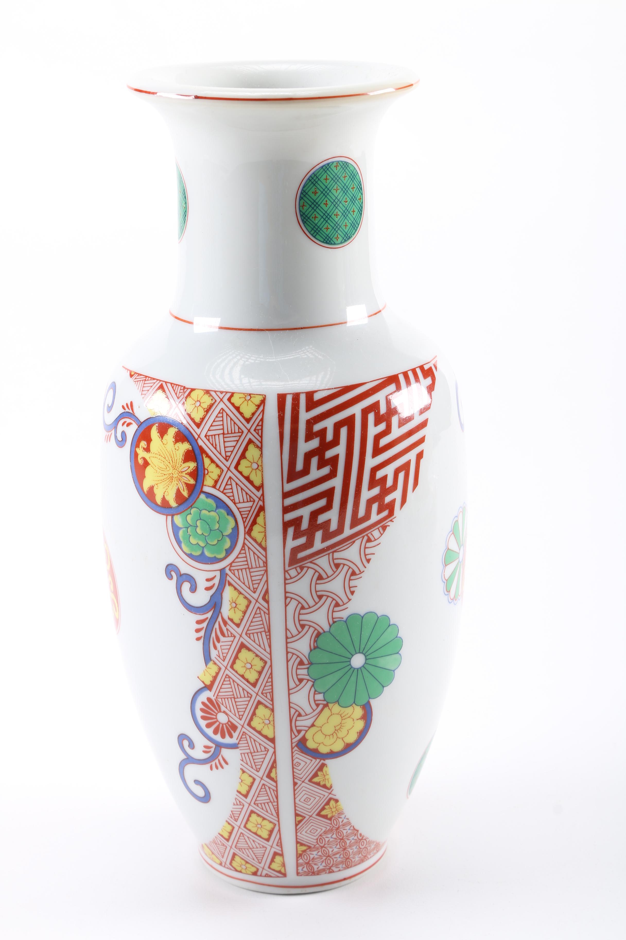 Ceramic Vases and Stoneware Dish