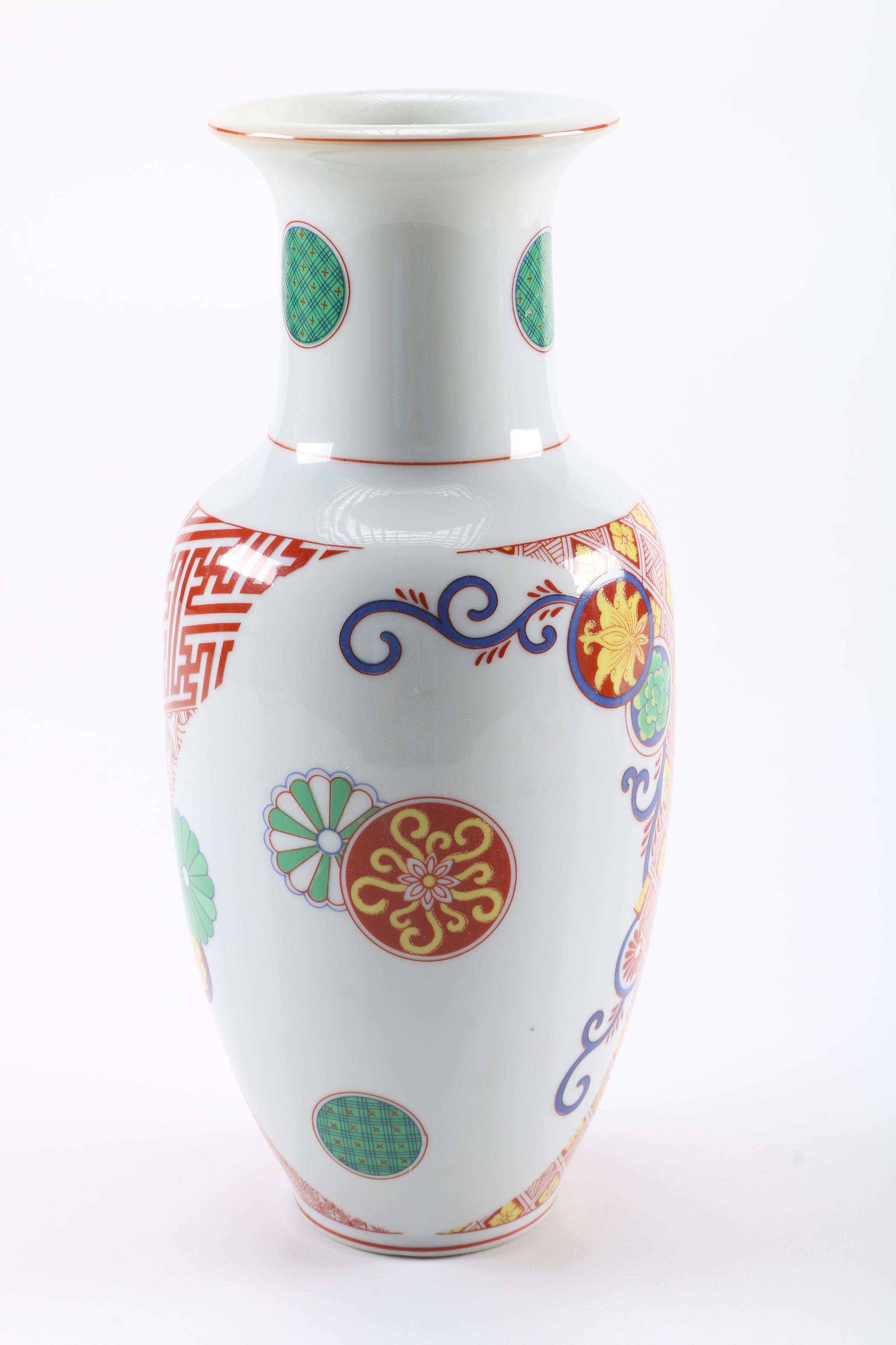 Ceramic Vases and Stoneware Dish
