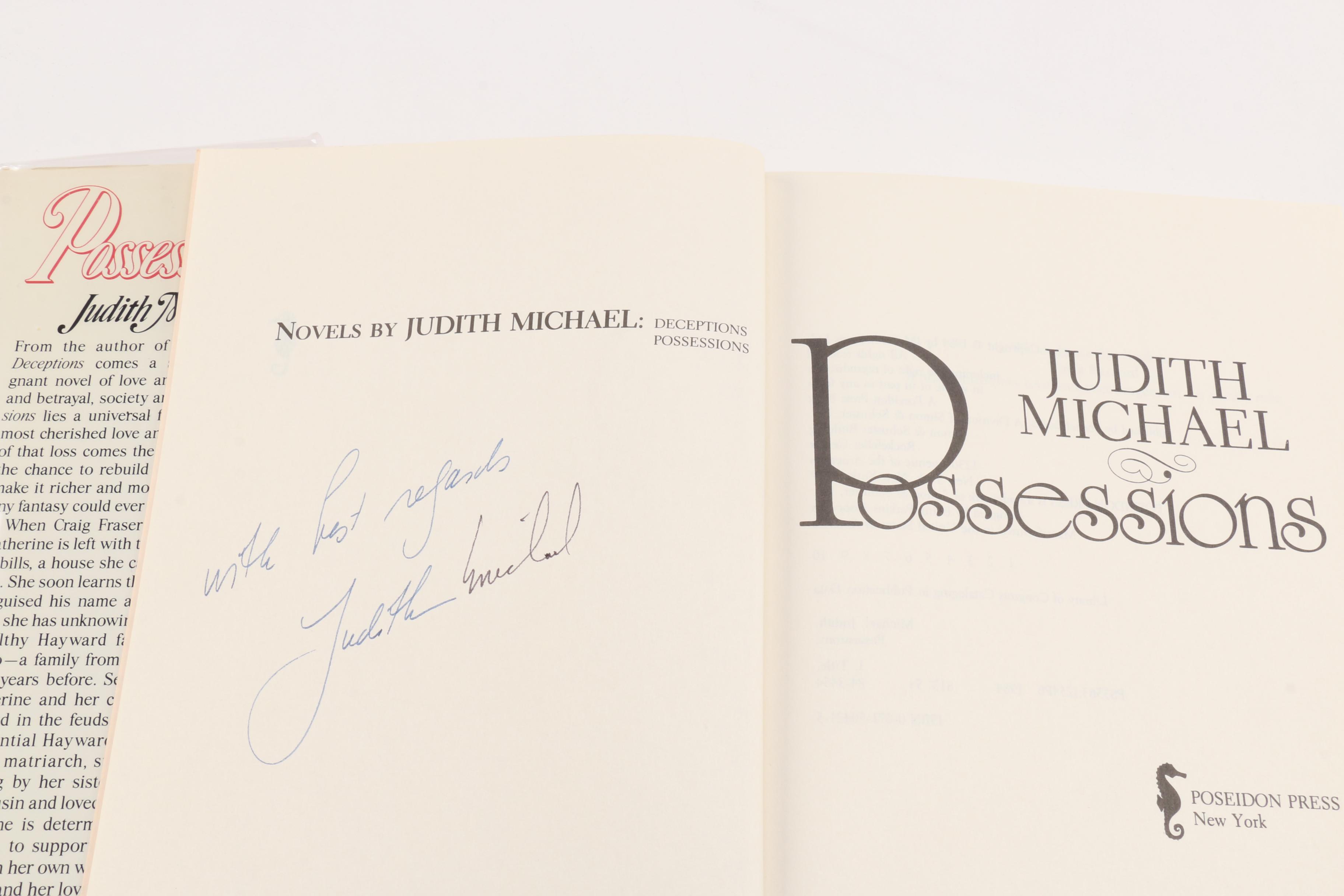 Three Signed First Printing Novels