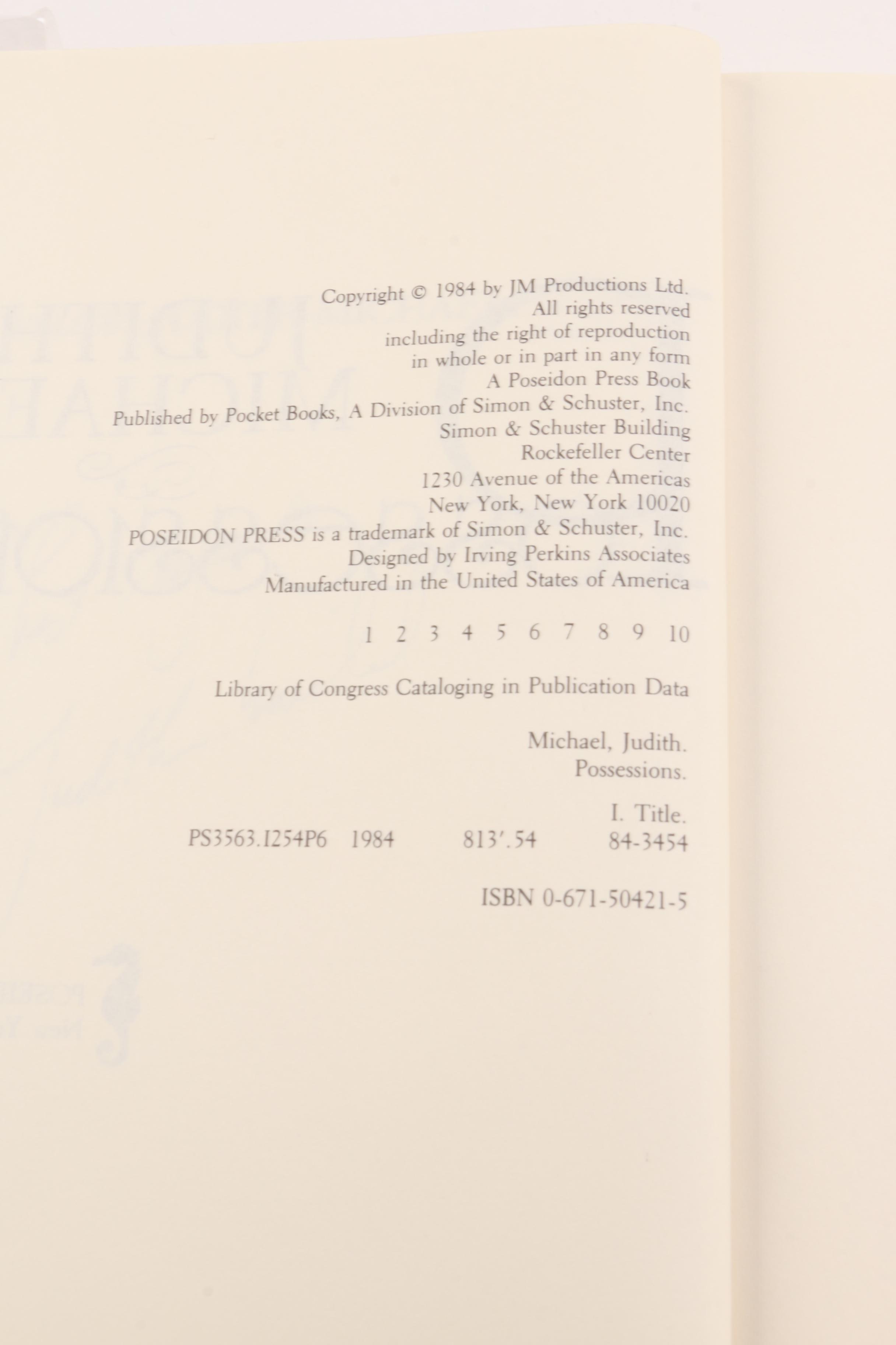 Three Signed First Printing Novels