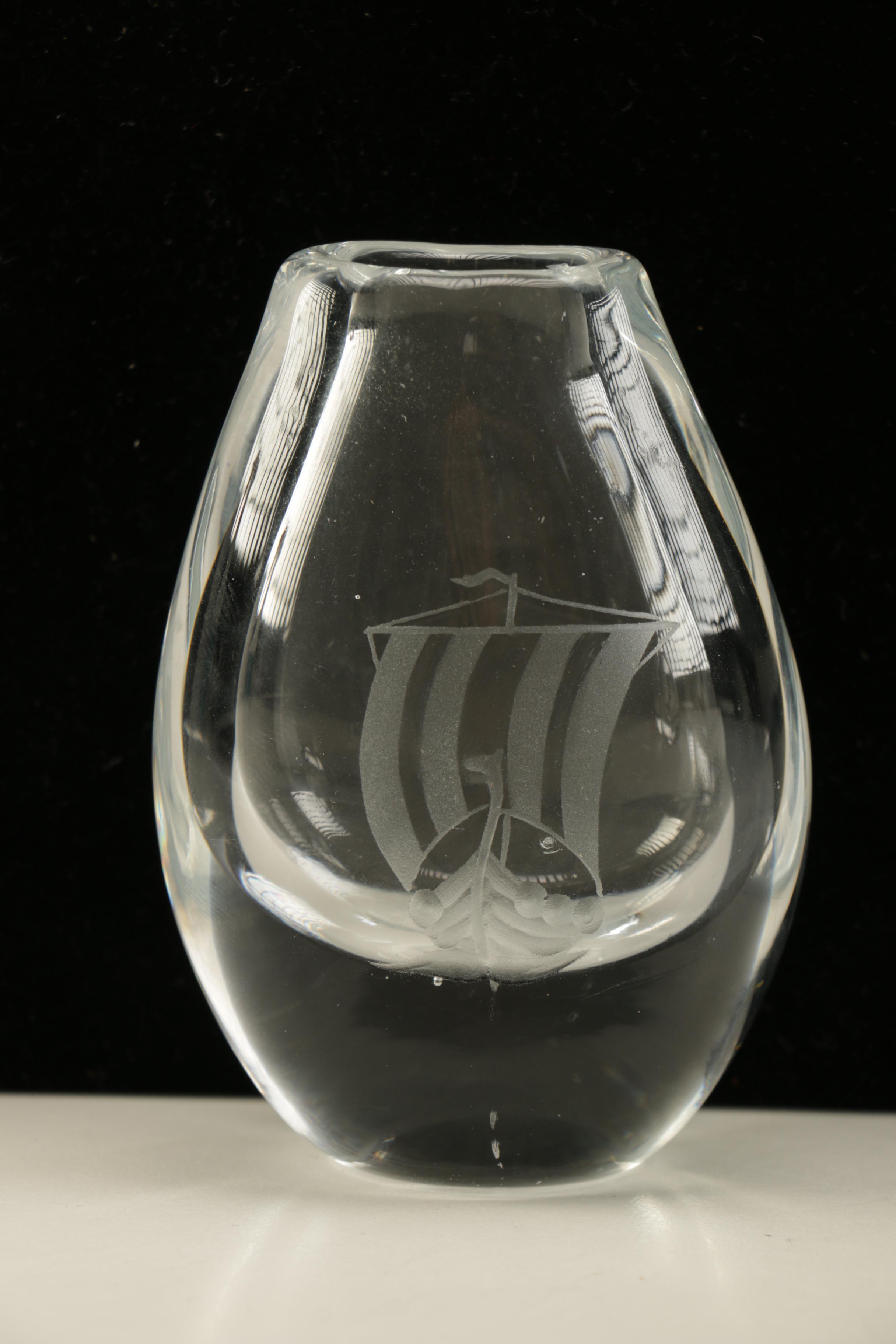 Frosted Crystal Vases
