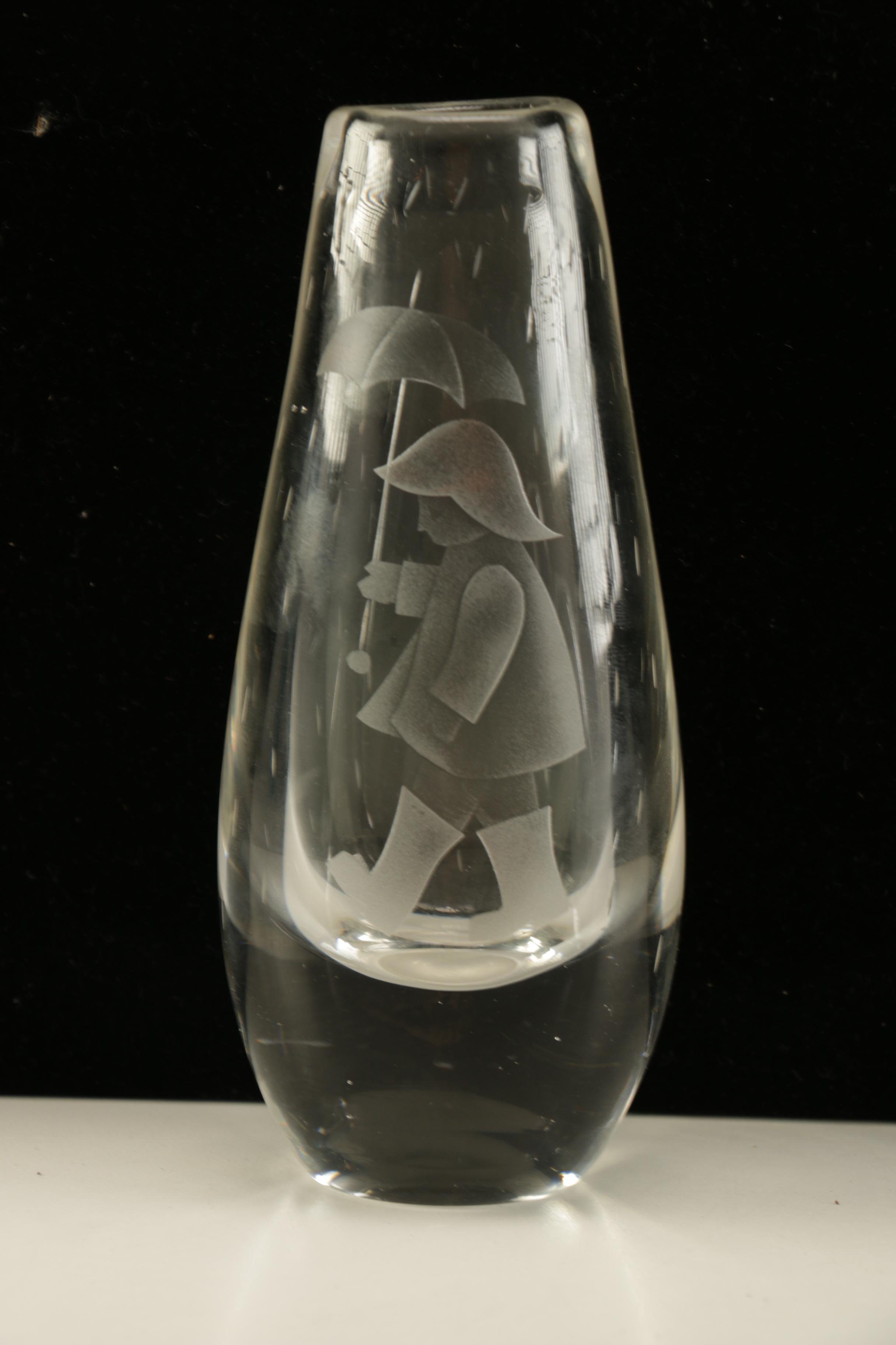 Frosted Crystal Vases