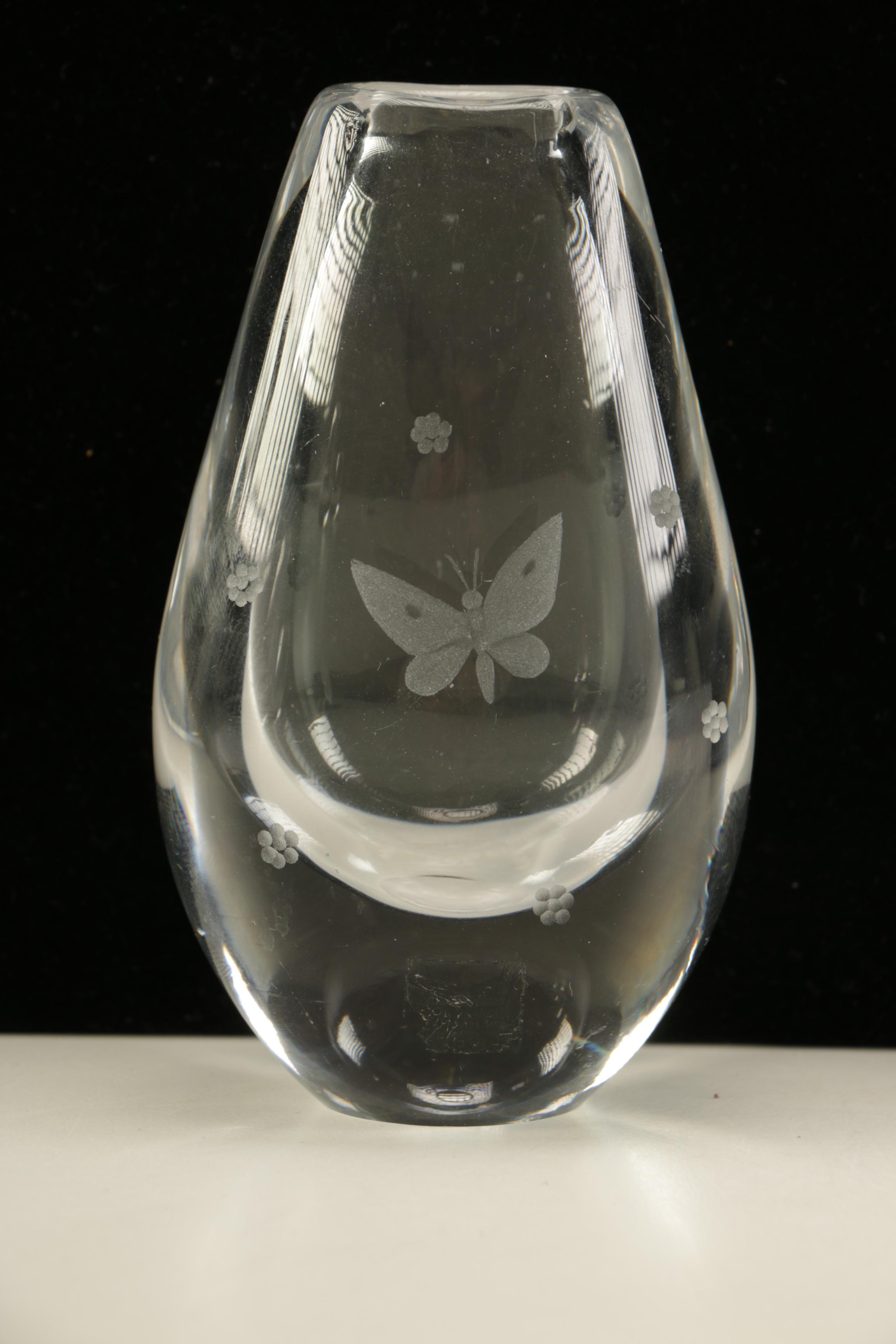Frosted Crystal Vases