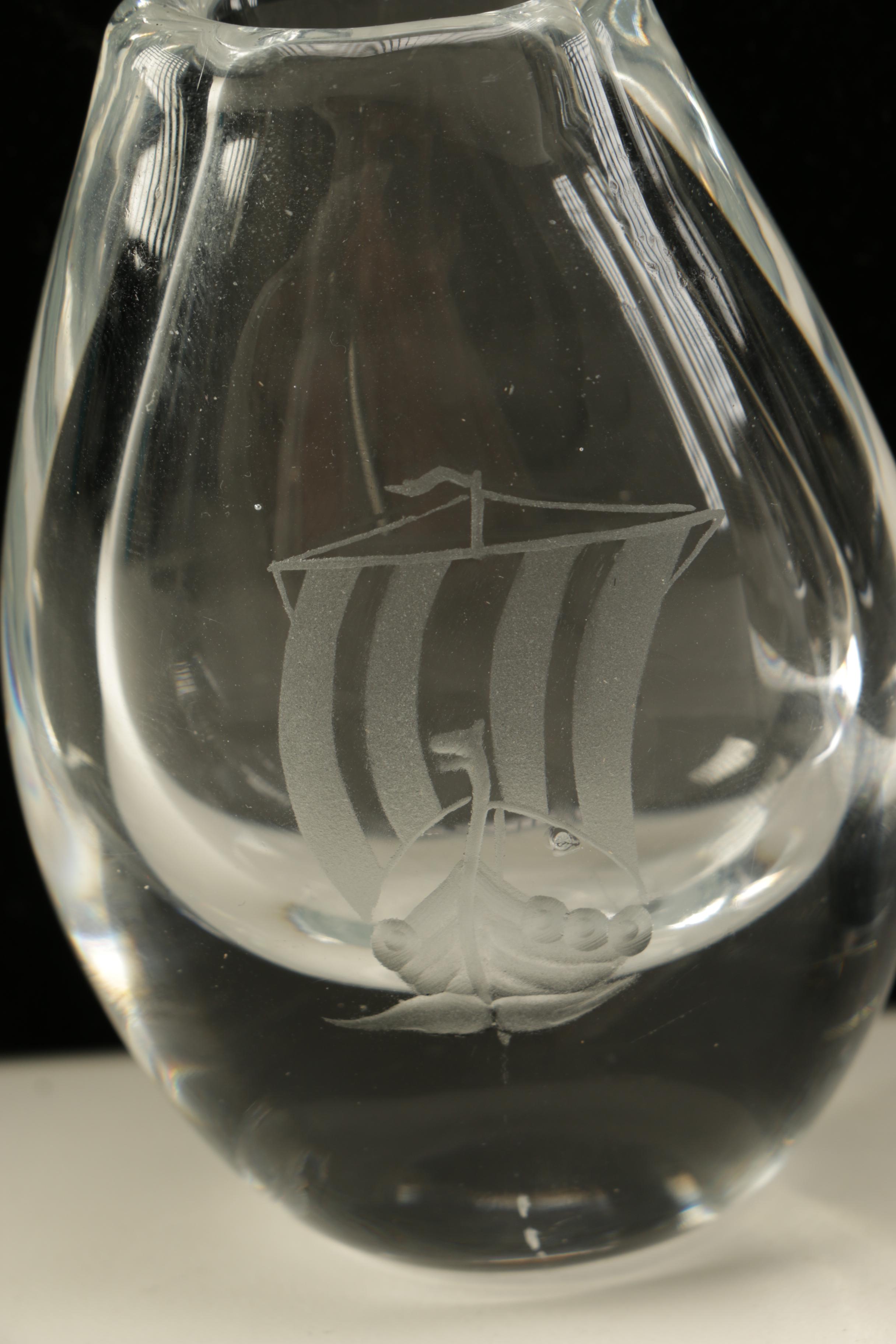 Frosted Crystal Vases