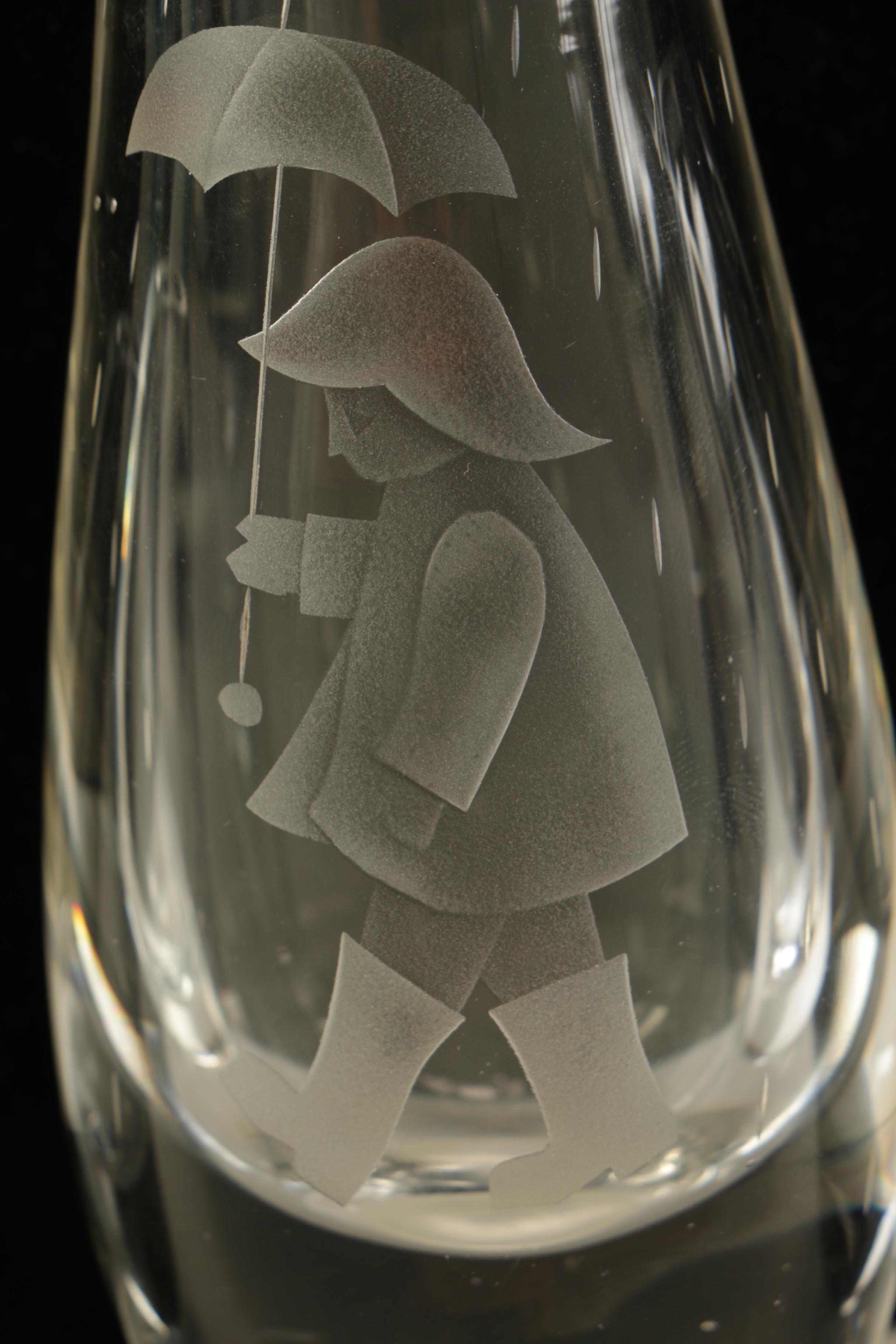 Frosted Crystal Vases