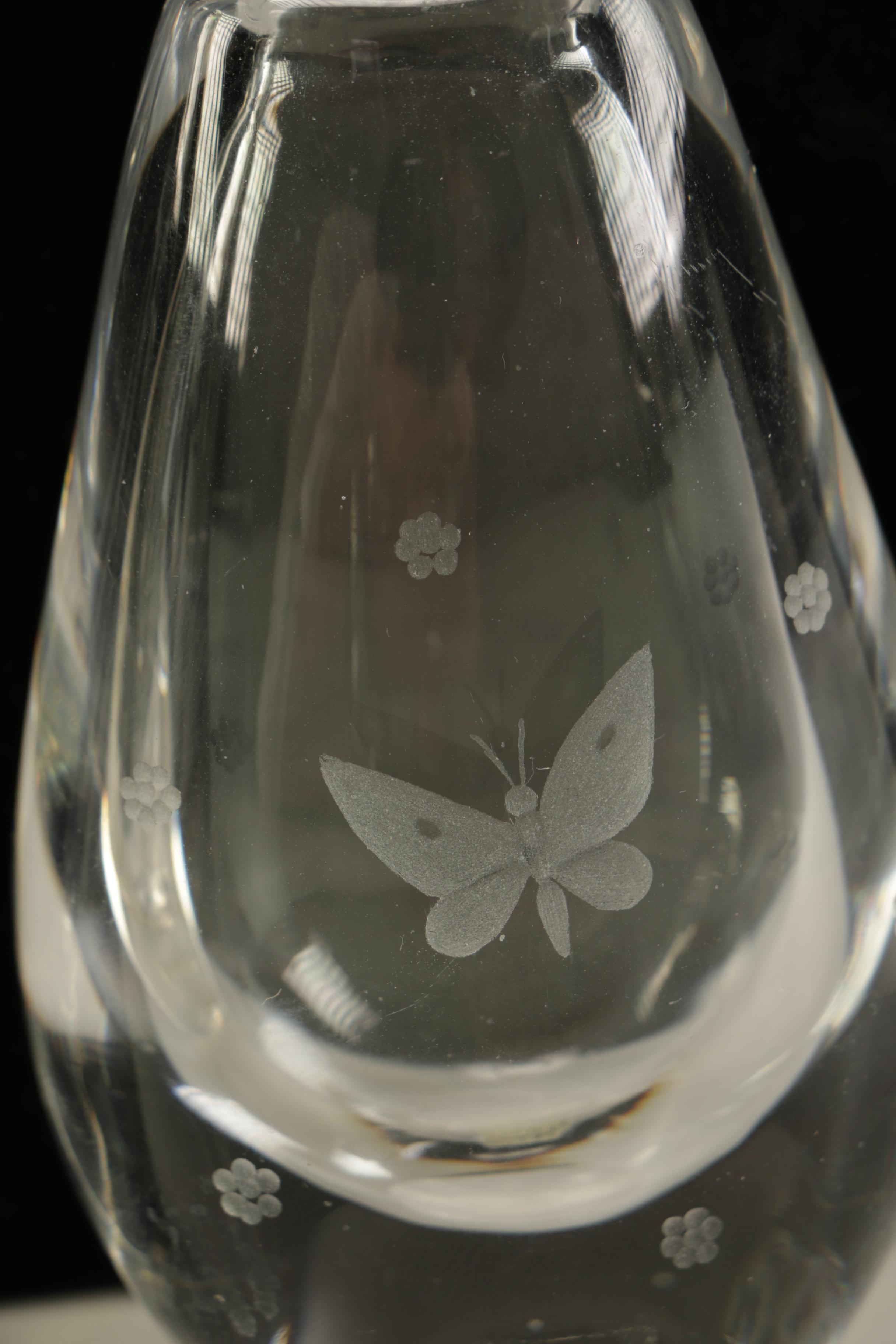 Frosted Crystal Vases