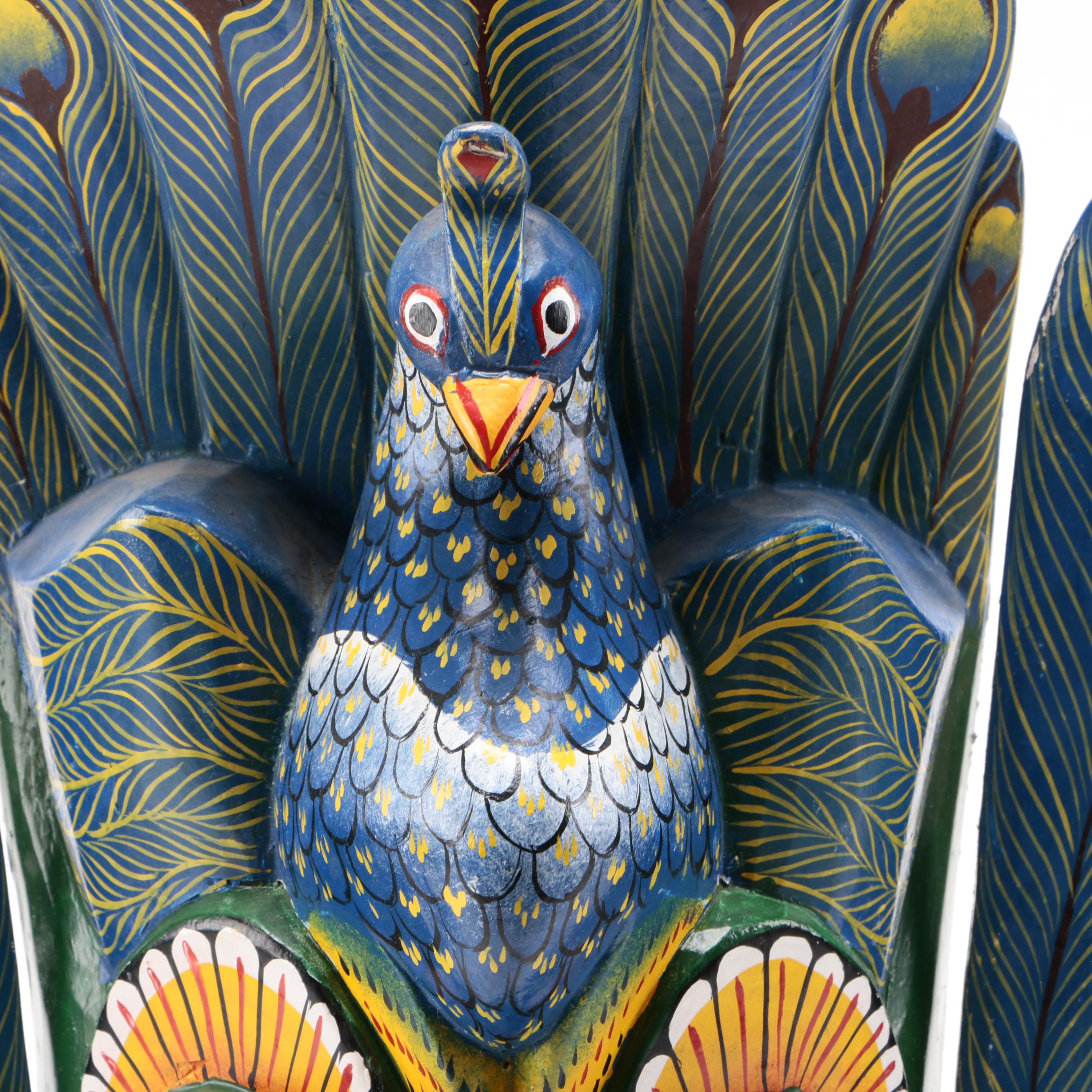 Decorative Balinese Painted Wood Mask