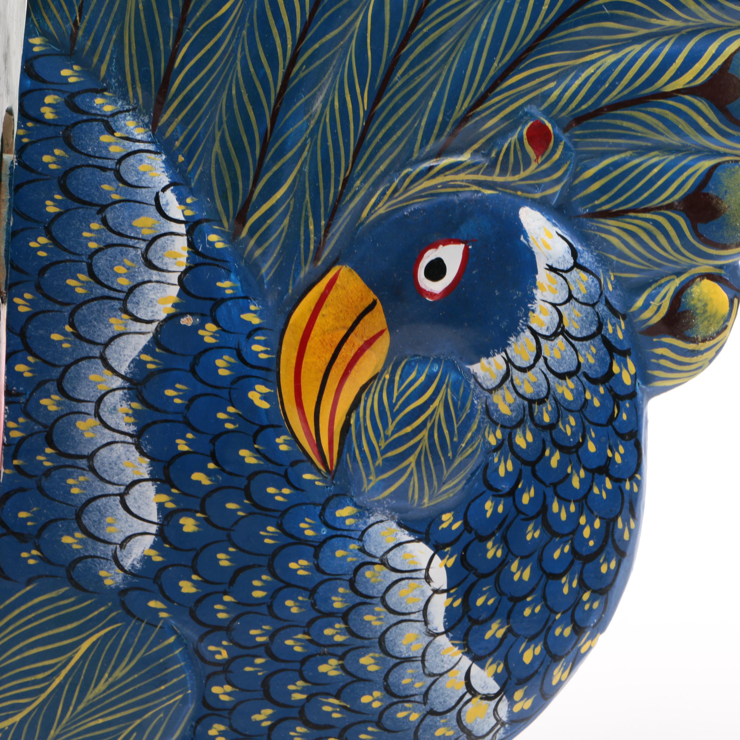 Decorative Balinese Painted Wood Mask