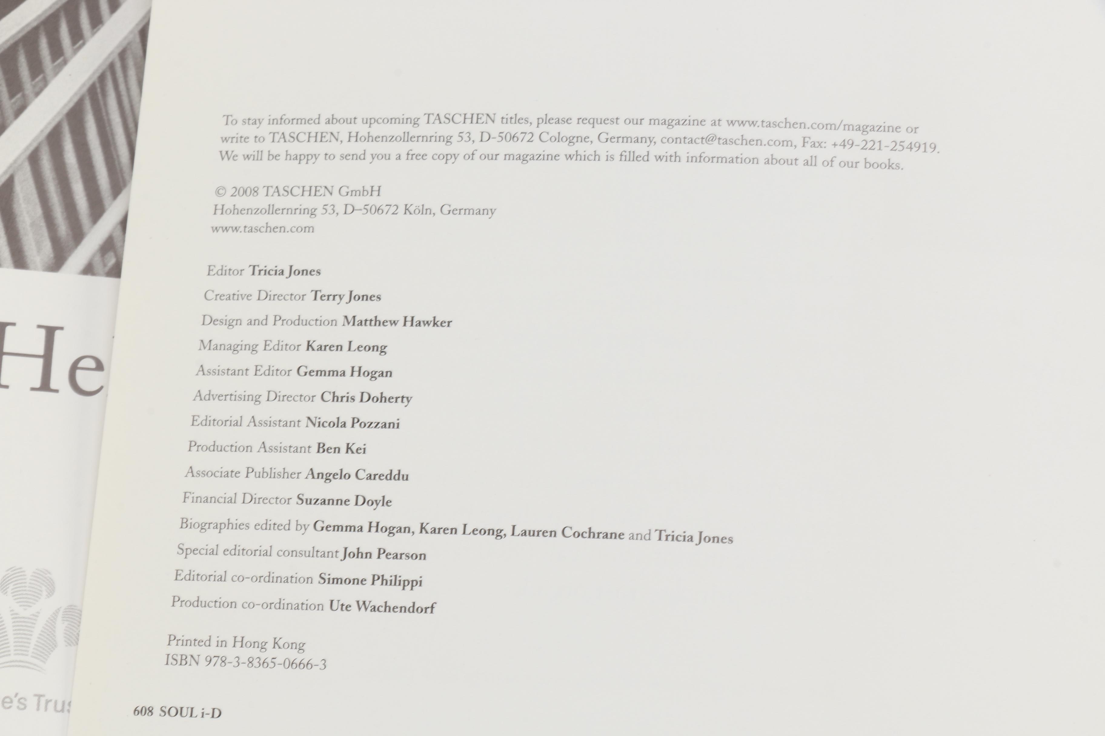 Signed "i-D Soul" Edited by Tricia Jones