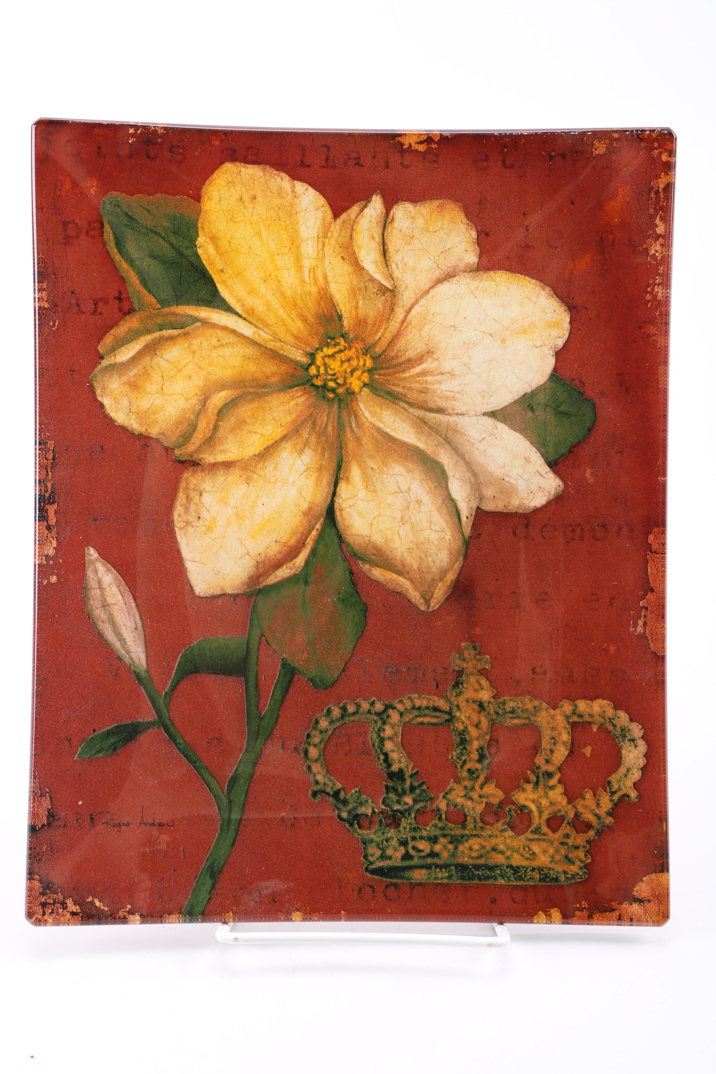 Art Glass Décor Plates
