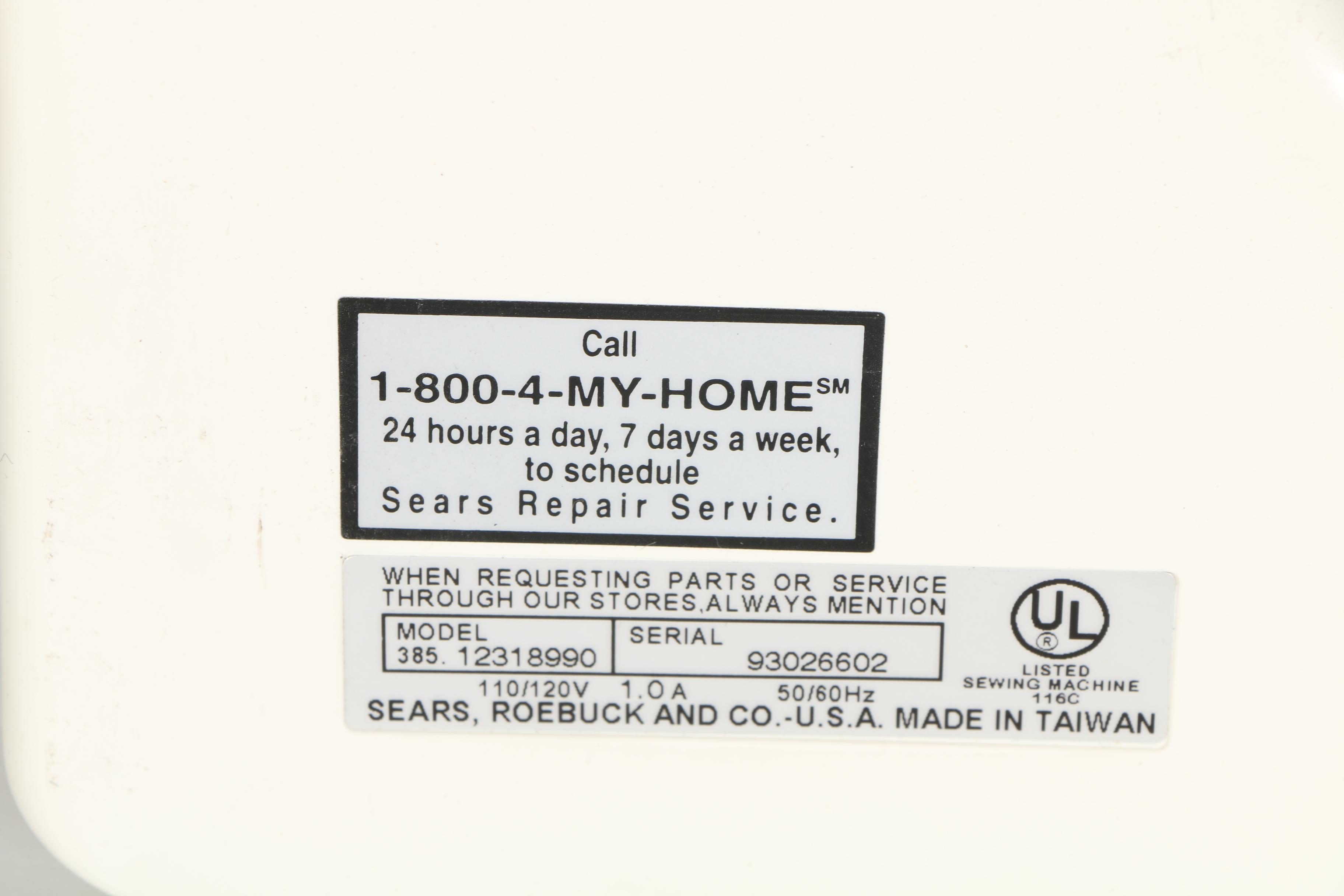 Kenmore Sewing Machine and Accessories