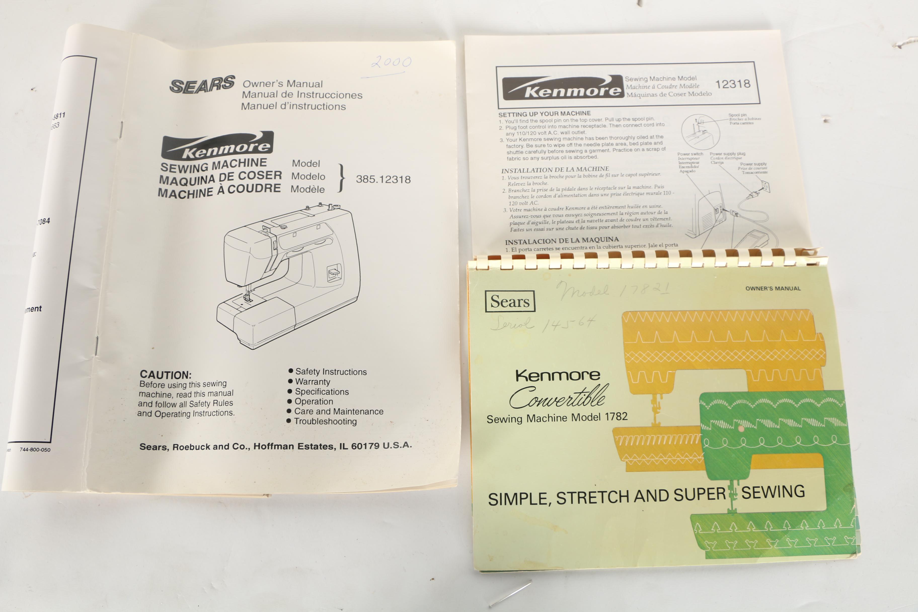 Kenmore Sewing Machine and Accessories