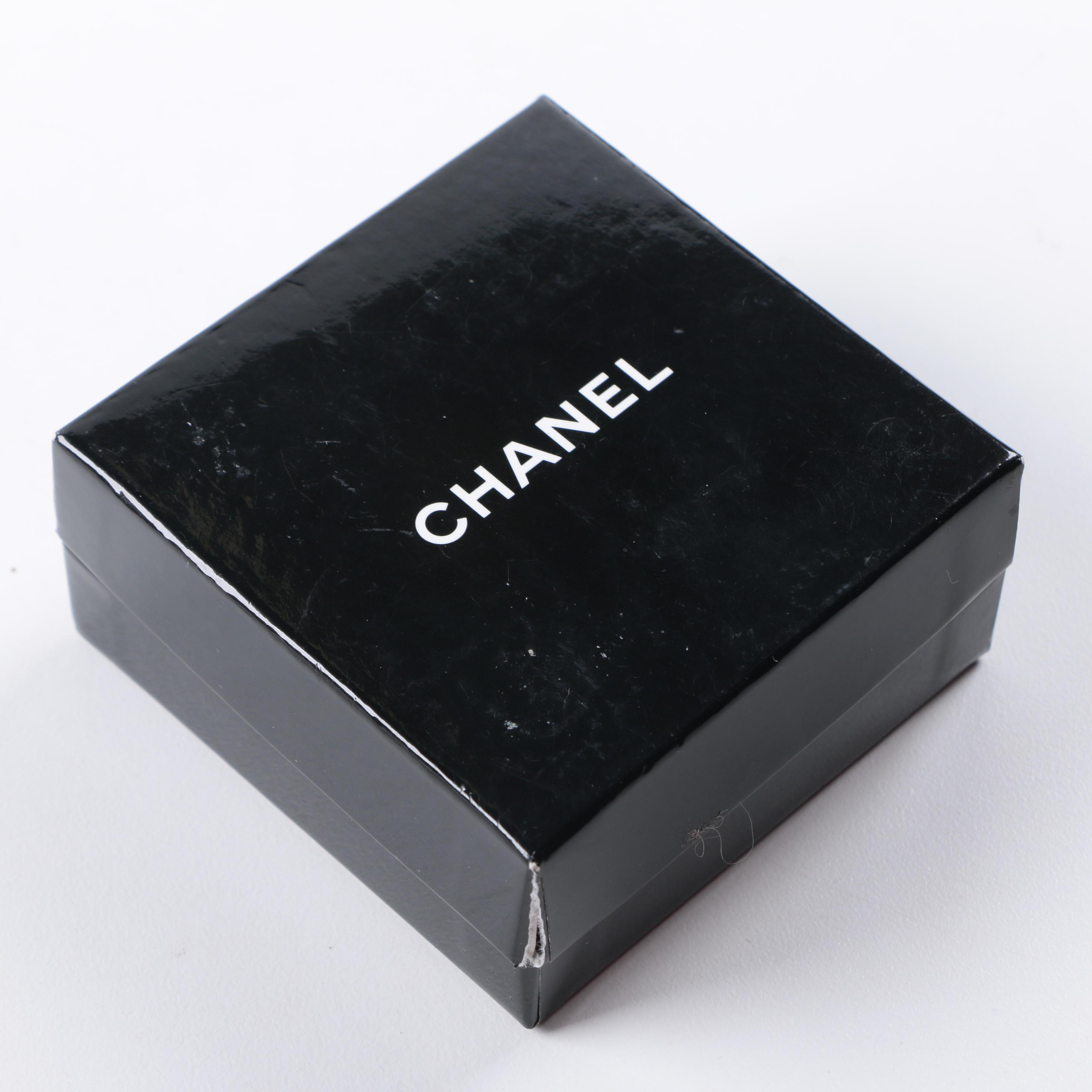 Gold-Tone and Suede Channel Earrings