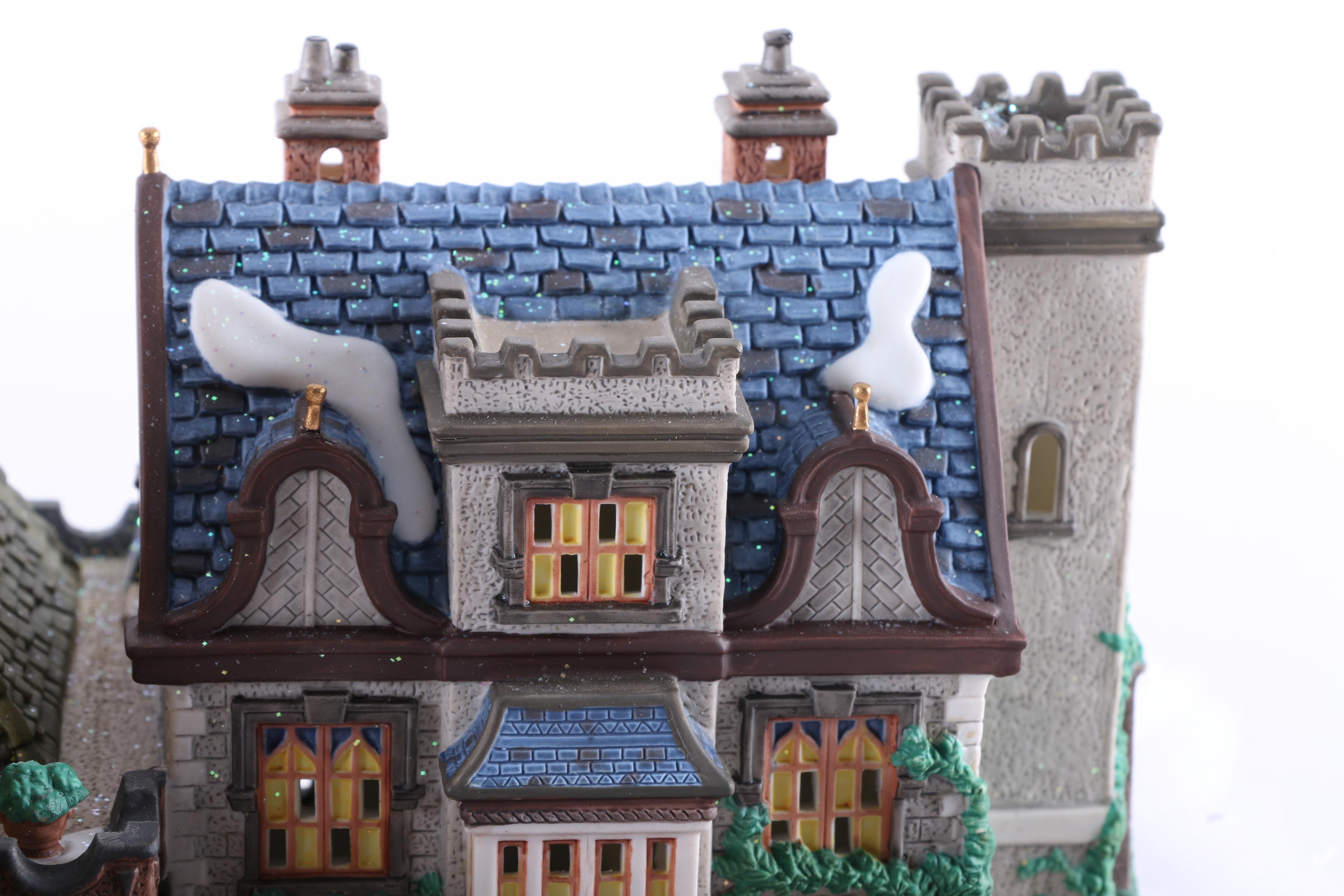 Department 56 "Dickens" Christmas Village Ceramic Lamps