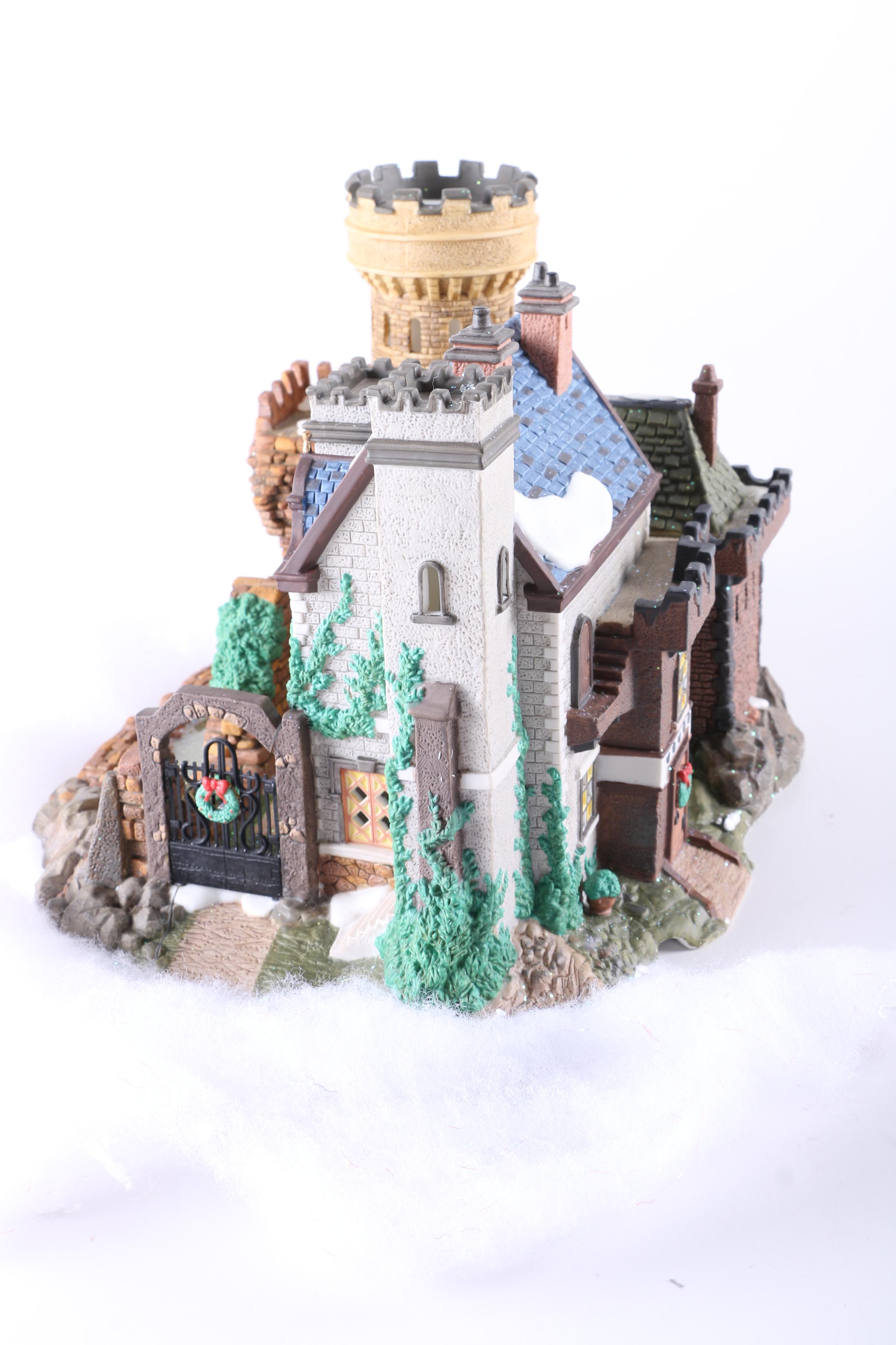 Department 56 "Dickens" Christmas Village Ceramic Lamps