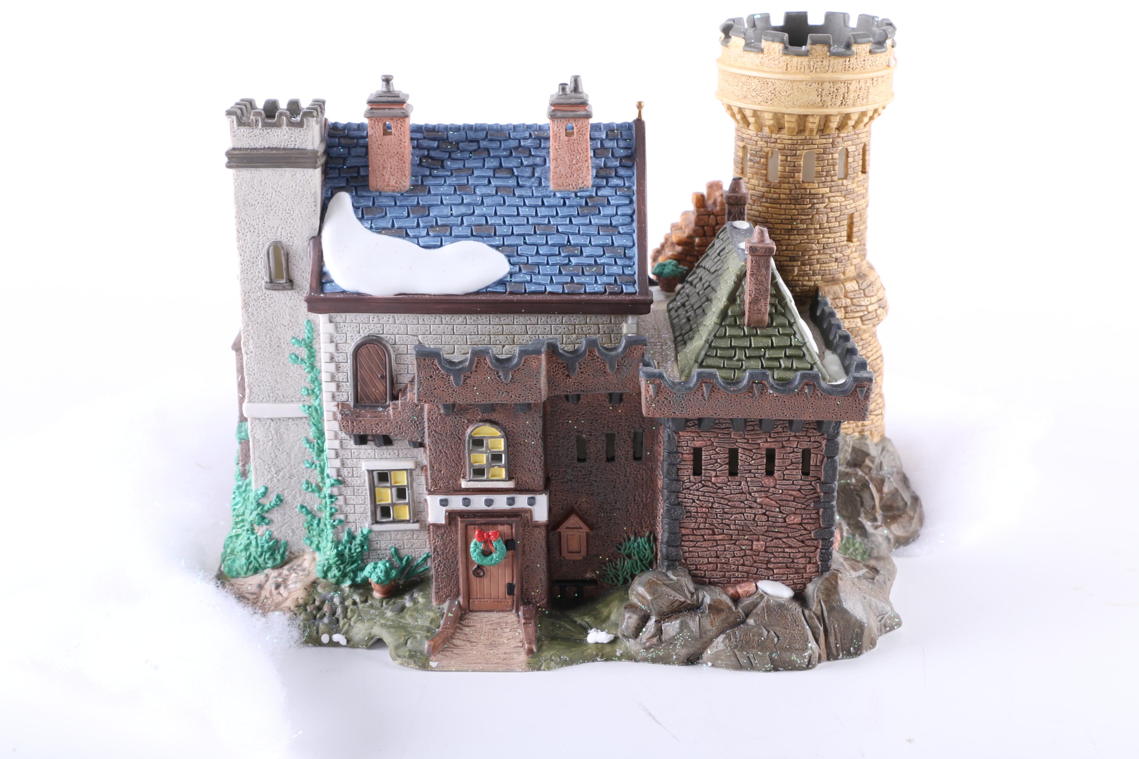 Department 56 "Dickens" Christmas Village Ceramic Lamps