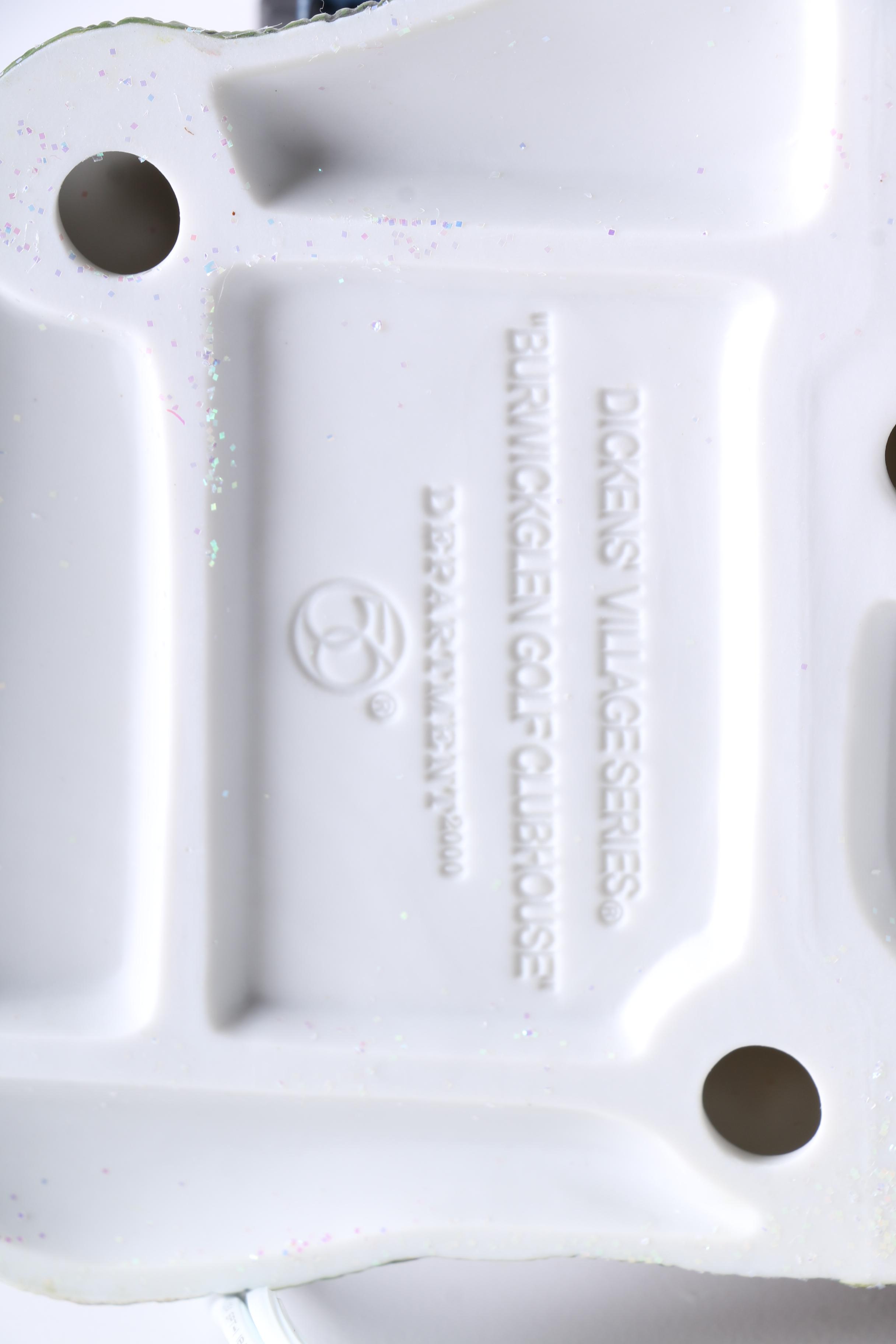 Department 56 "Dickens" Christmas Village Ceramic Lamps