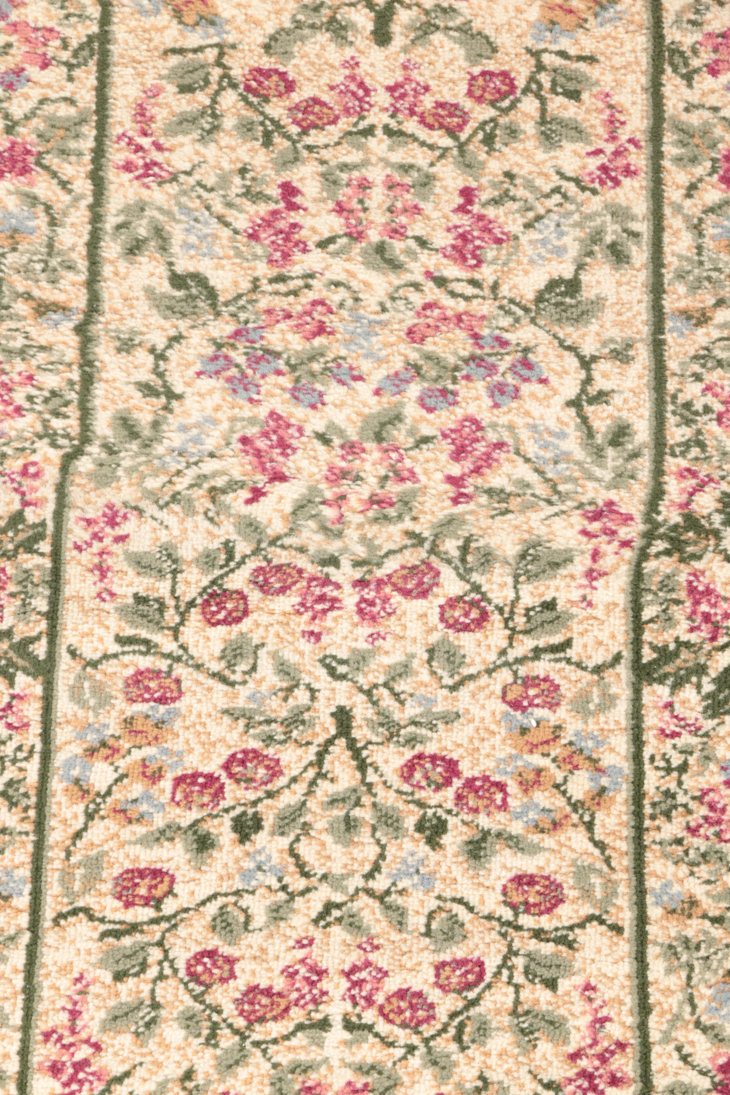 Power-Loomed Floral Runner
