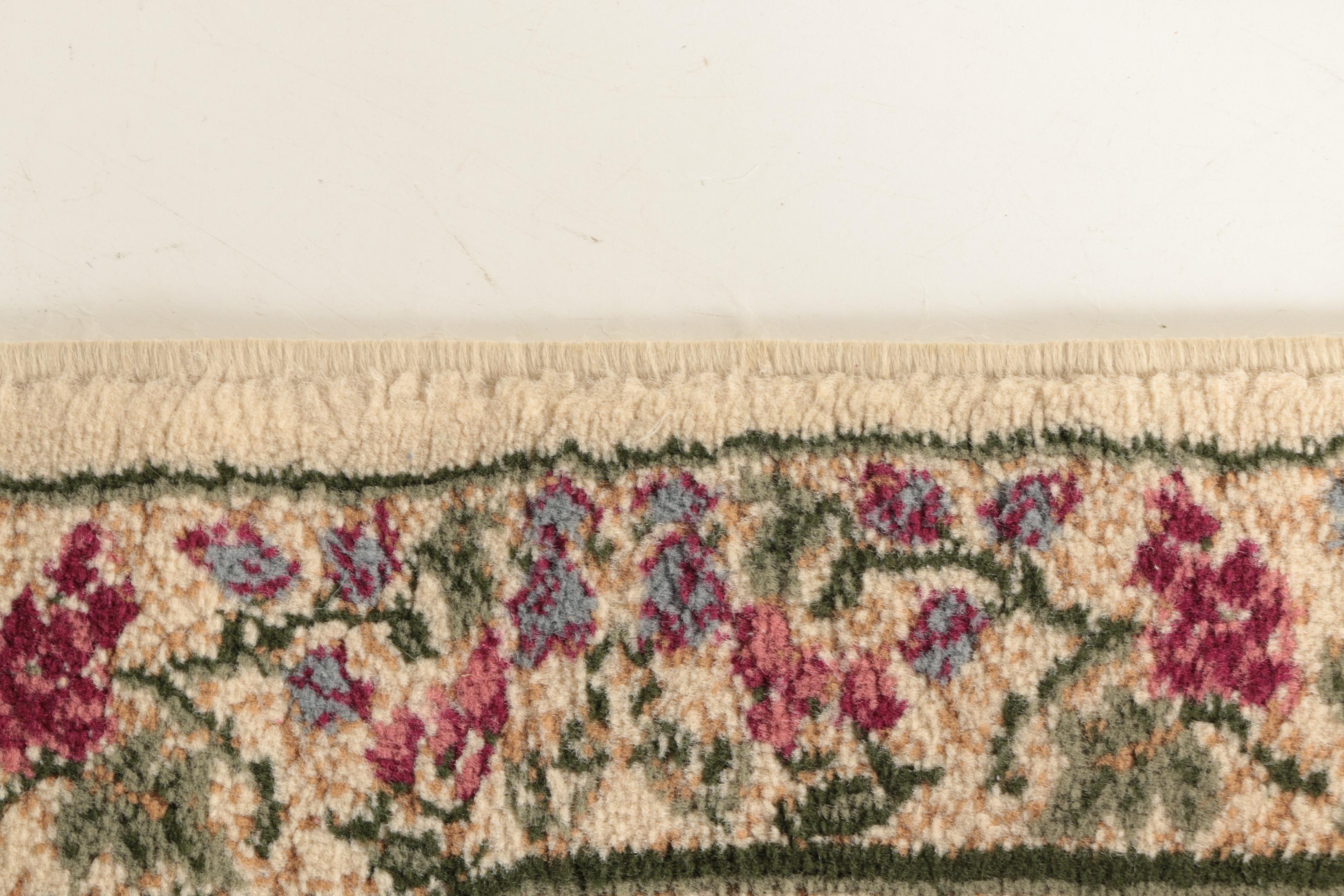 Power-Loomed Floral Runner