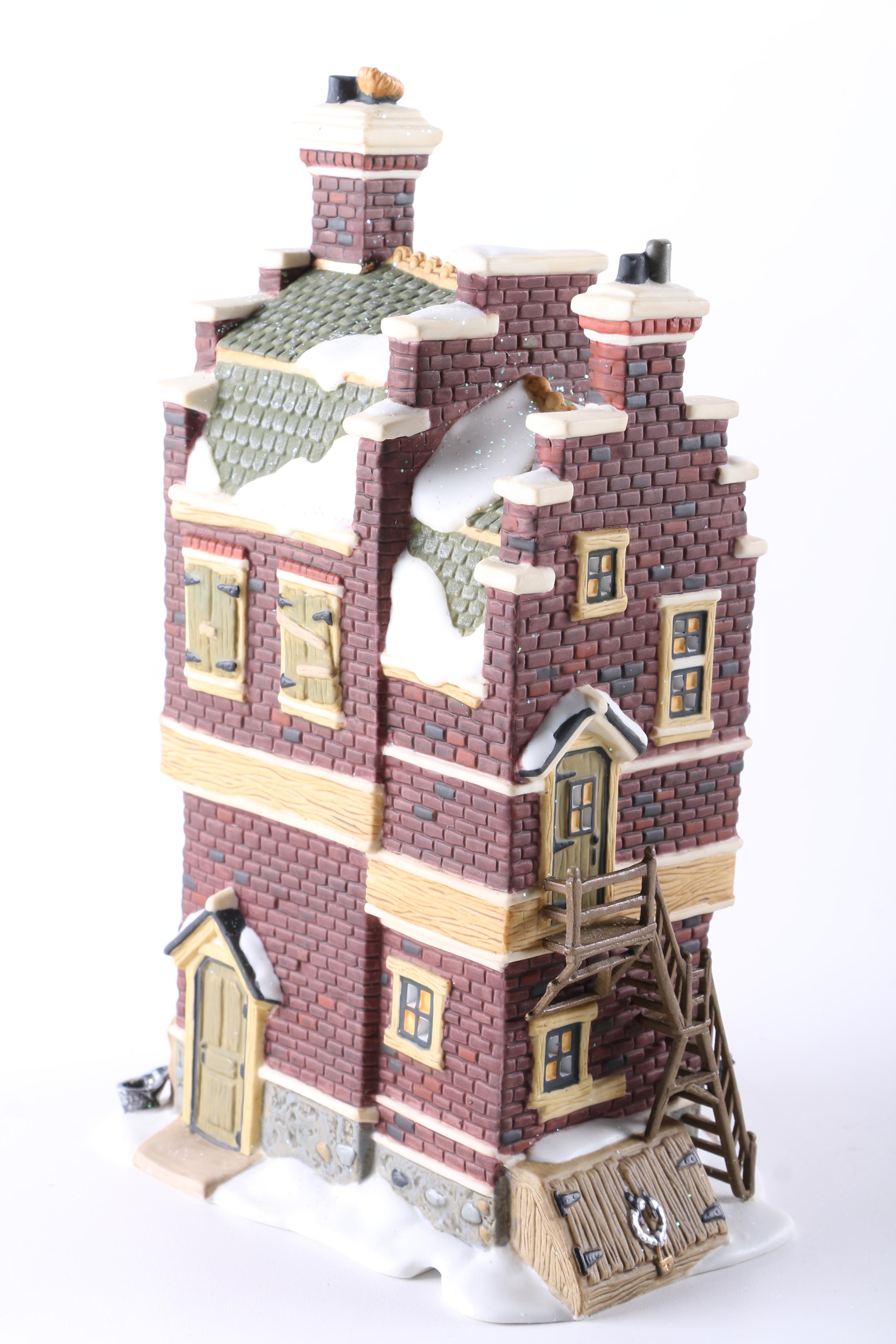 Department 56 "Dickens" Christmas Village Ceramic Lamps