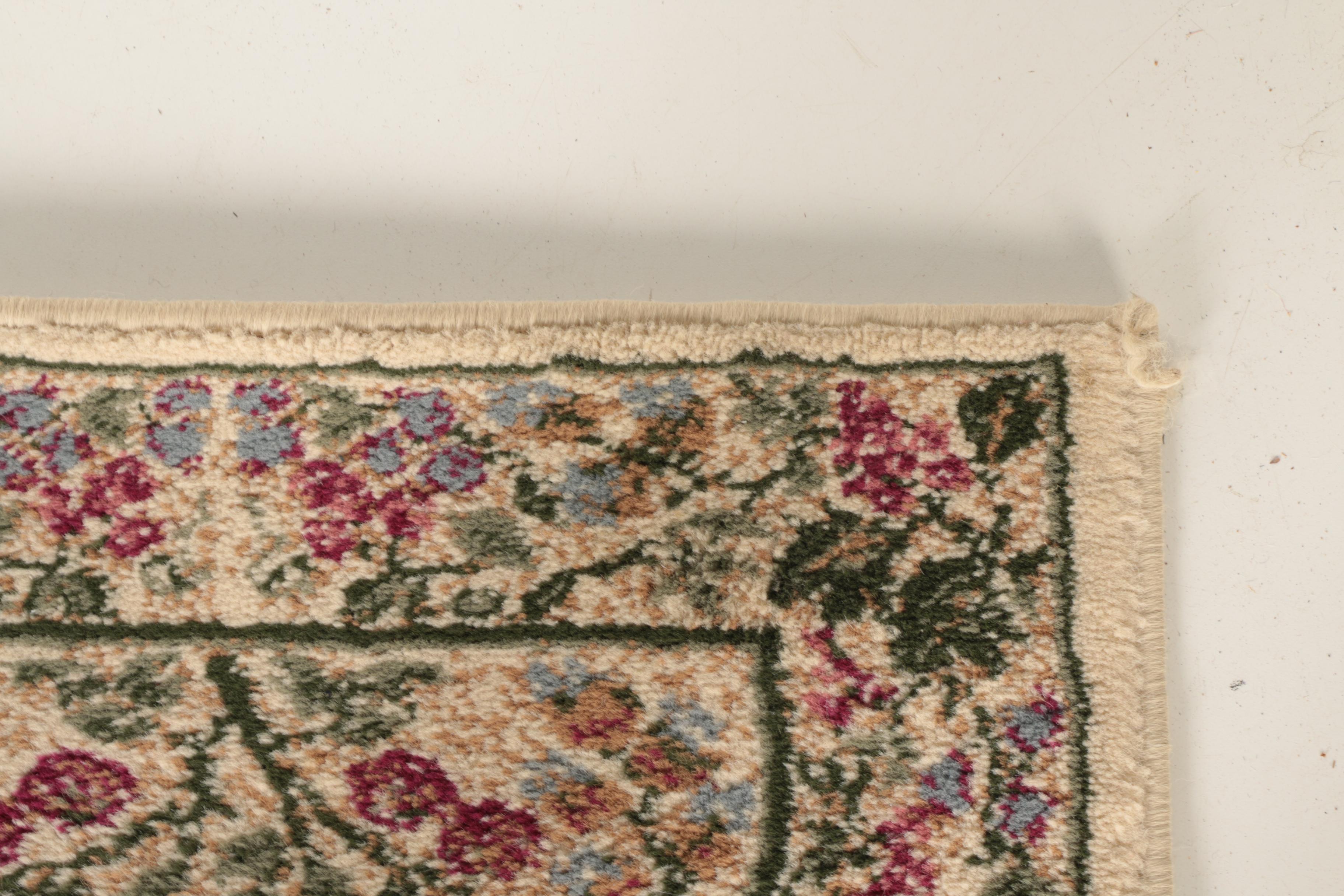 Power-Loomed Floral Runner
