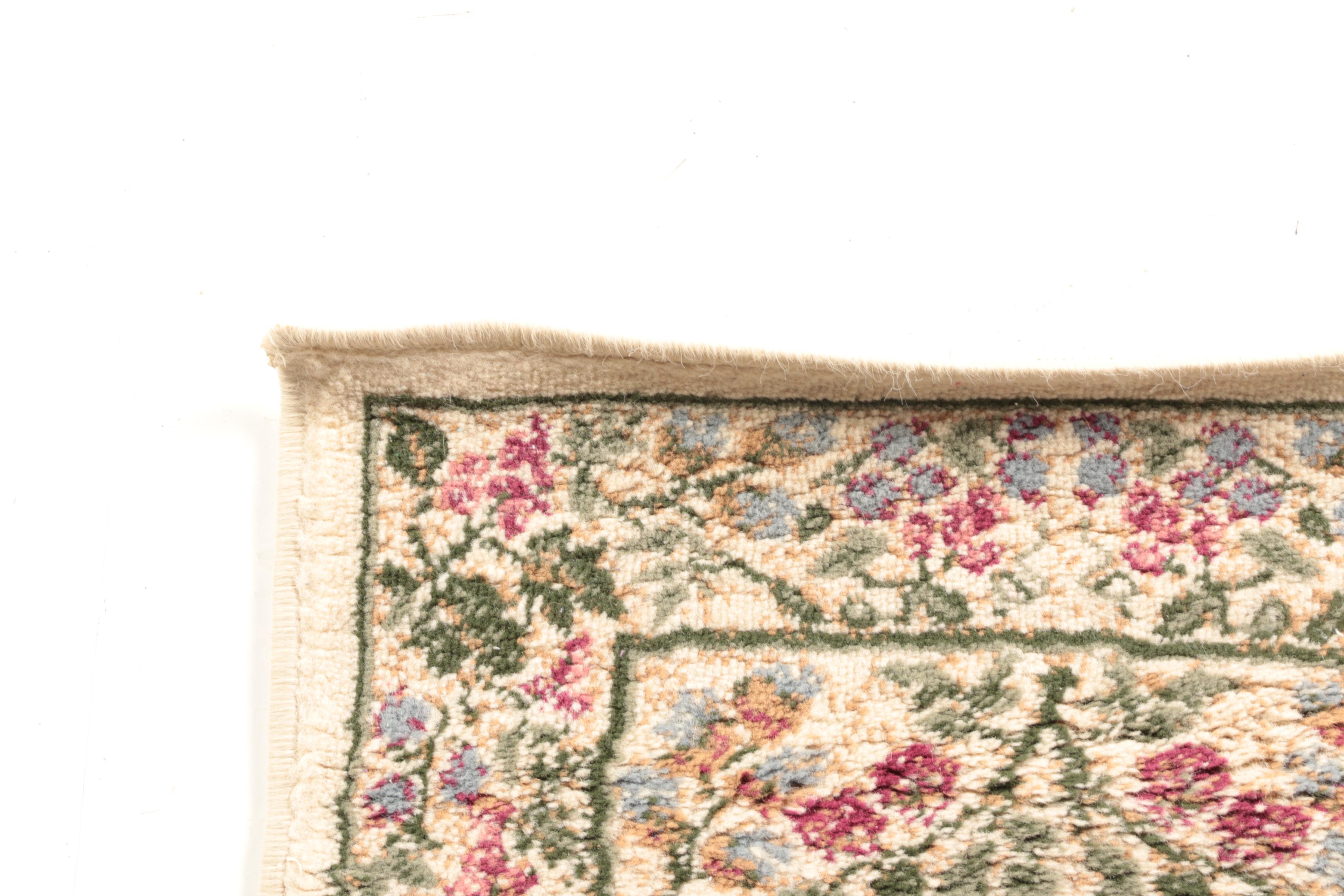 Power-Loomed Floral Runner