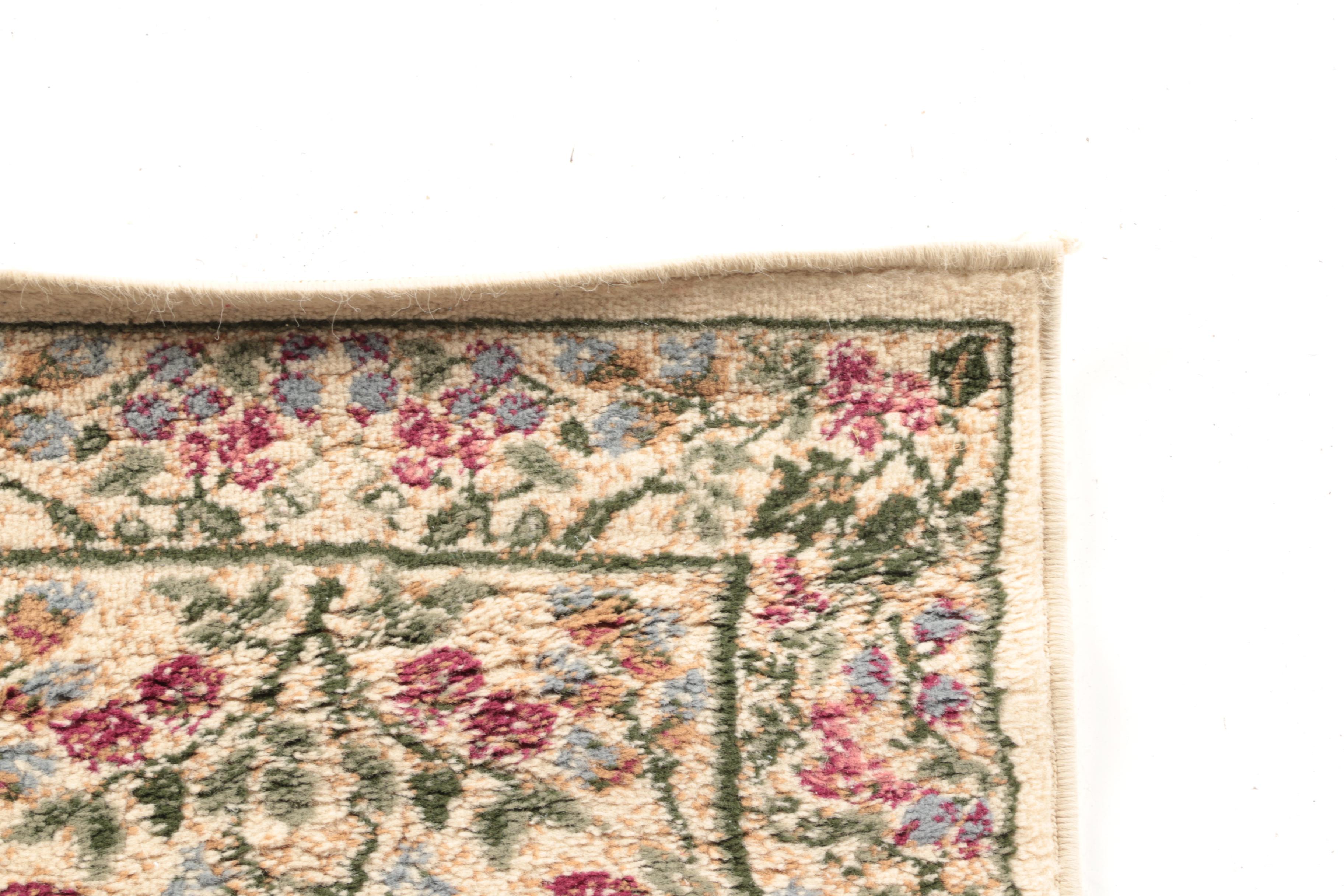 Power-Loomed Floral Runner