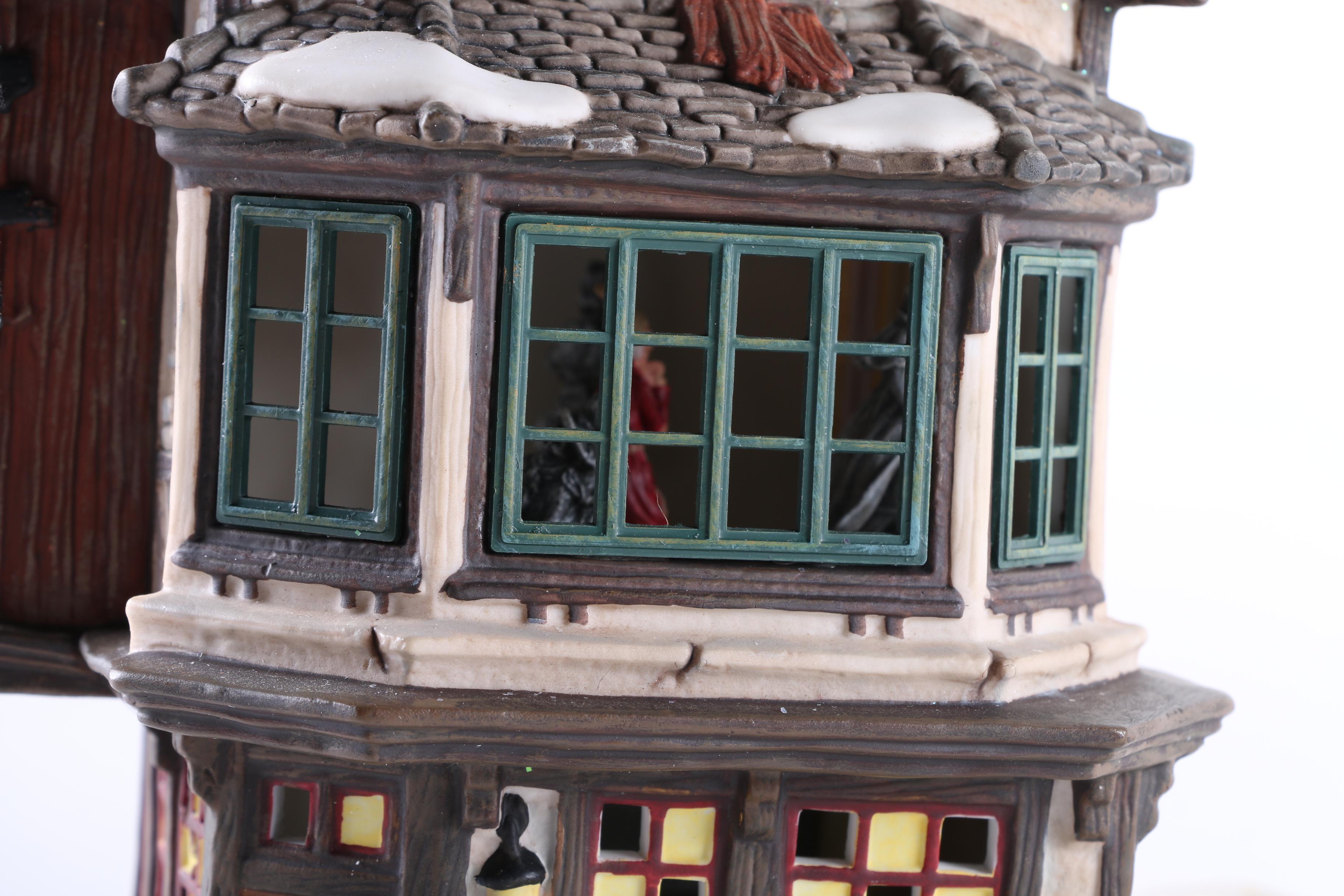 Department 56 "Dickens" Christmas Village Ceramic Lamps