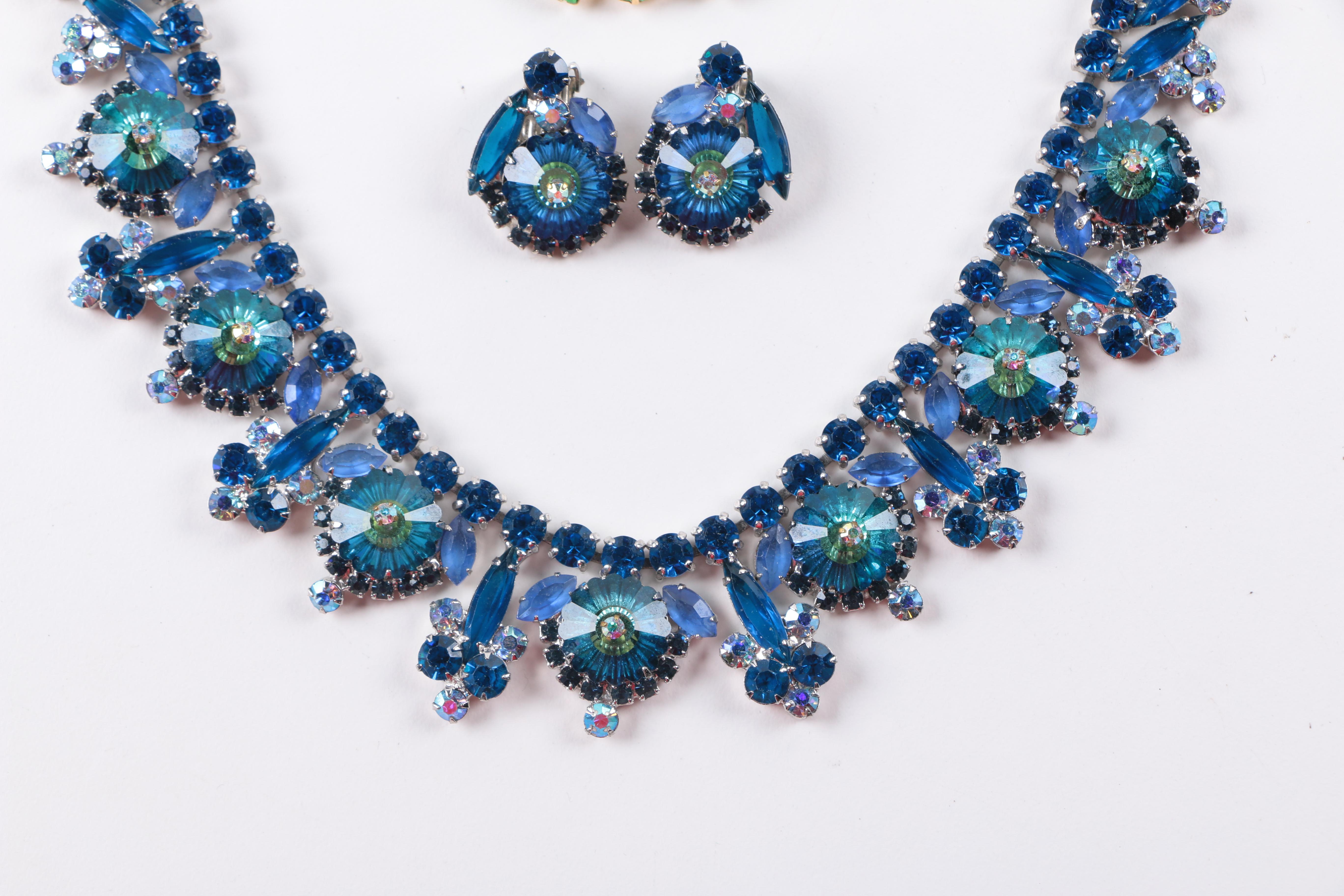 Vintage Costume Jewelry Including a Demi Parure from Peru