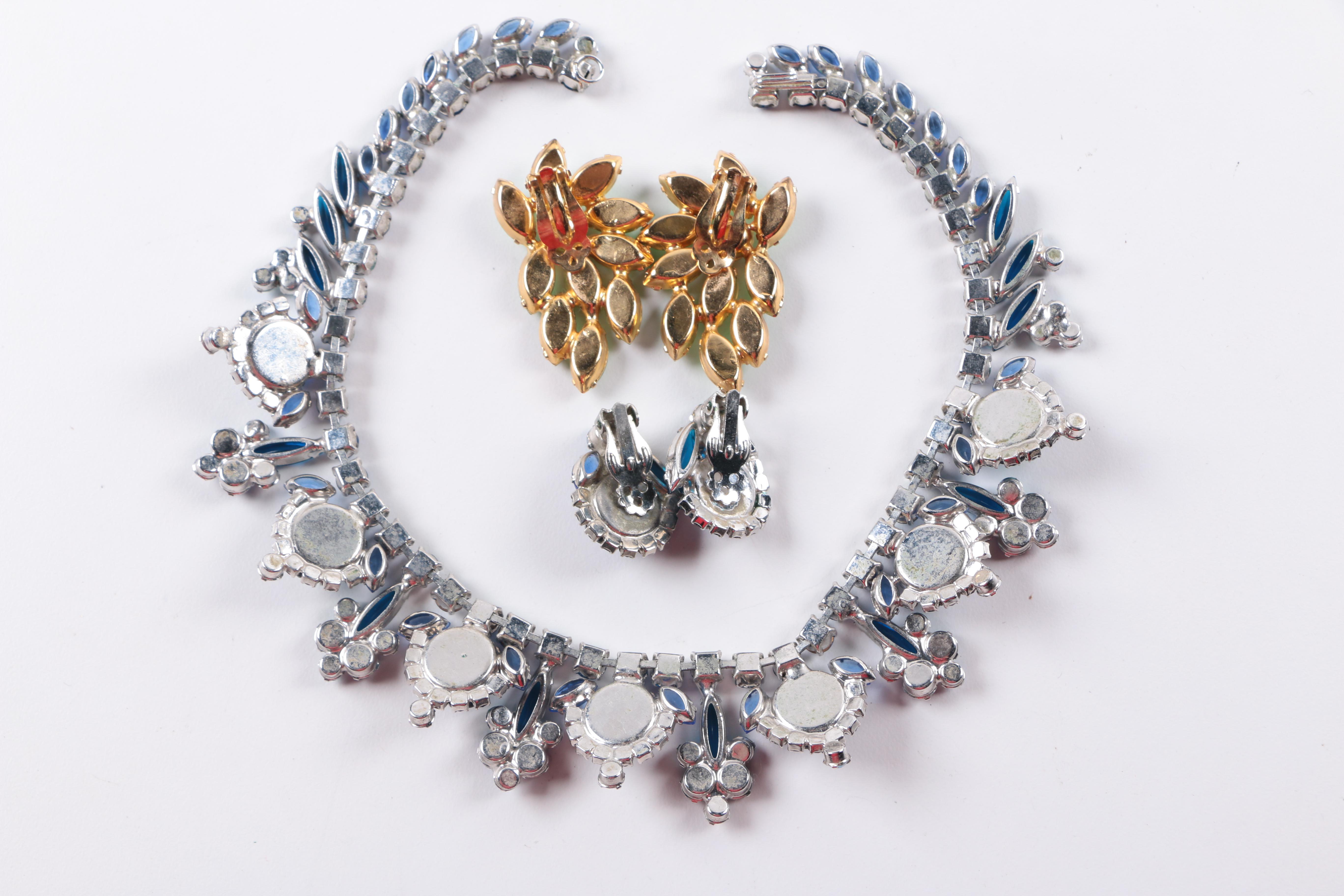 Vintage Costume Jewelry Including a Demi Parure from Peru