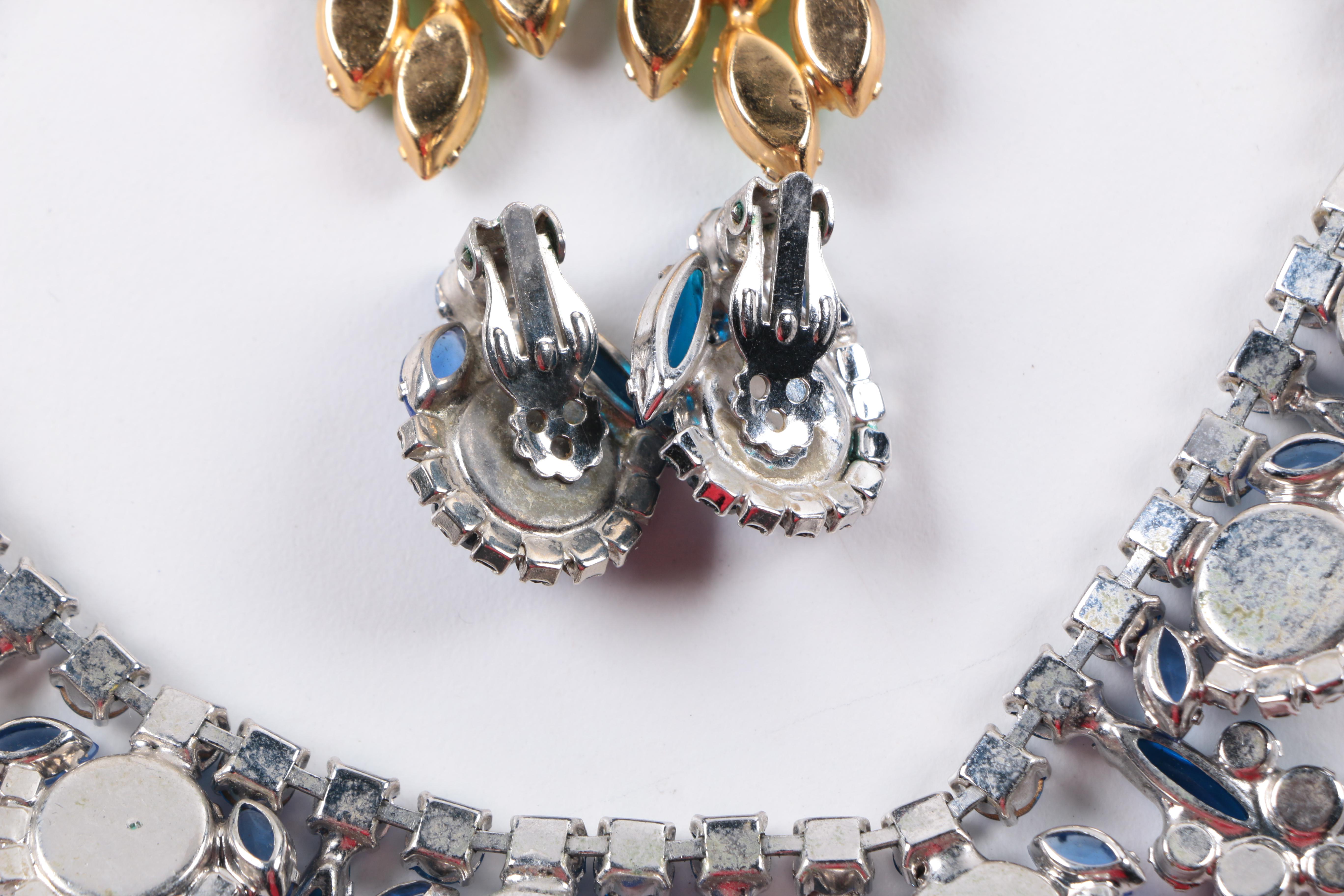 Vintage Costume Jewelry Including a Demi Parure from Peru