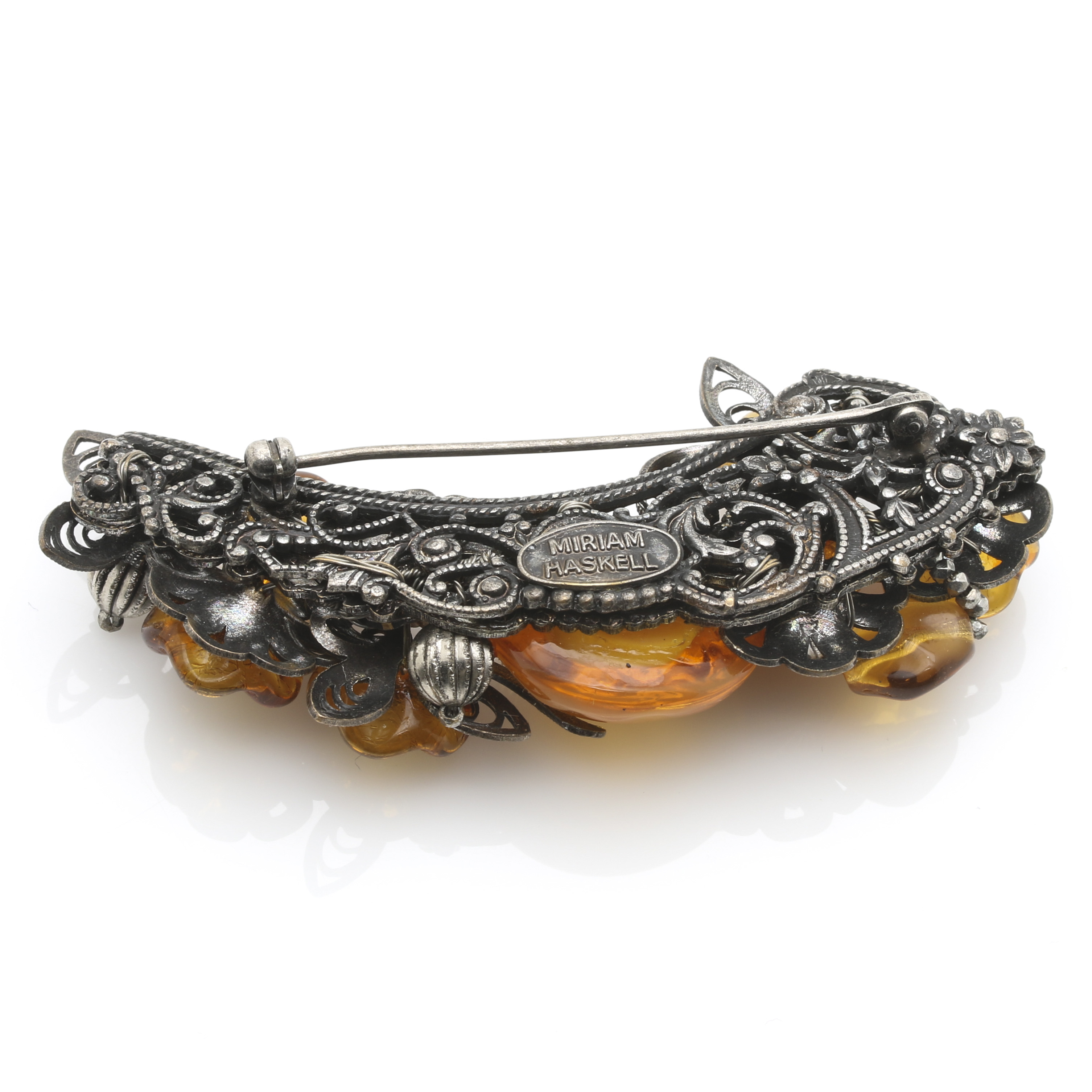 Vintage Miriam Haskell Floral Brooches