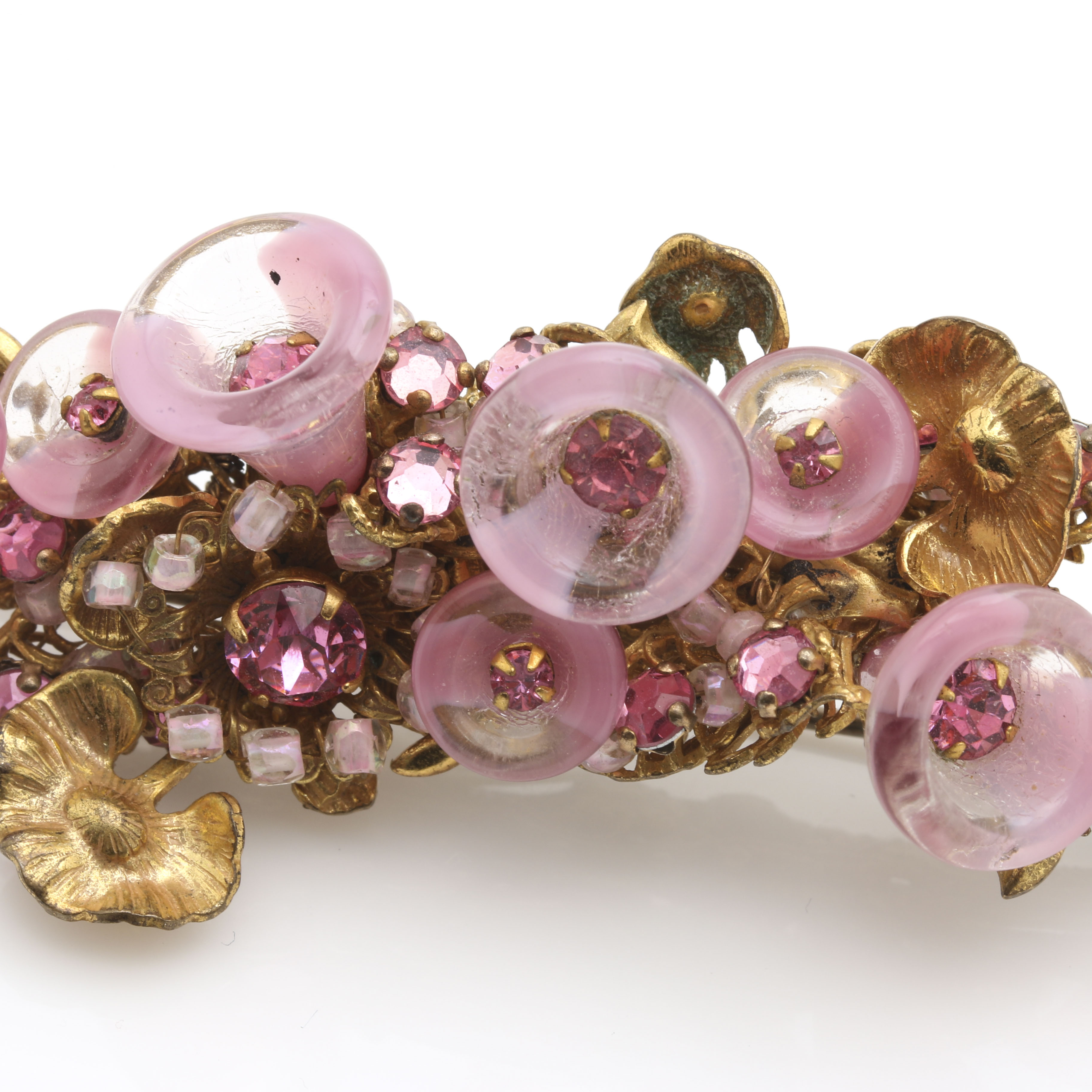 Vintage Miriam Haskell Floral Brooches