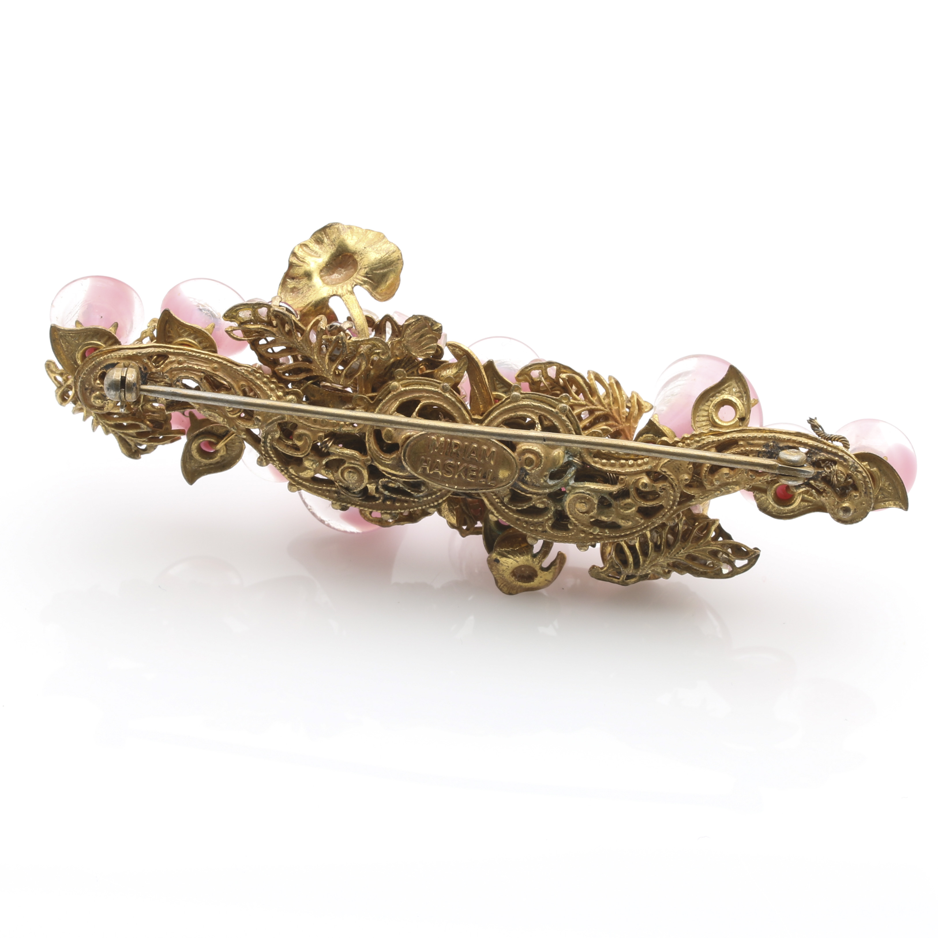 Vintage Miriam Haskell Floral Brooches