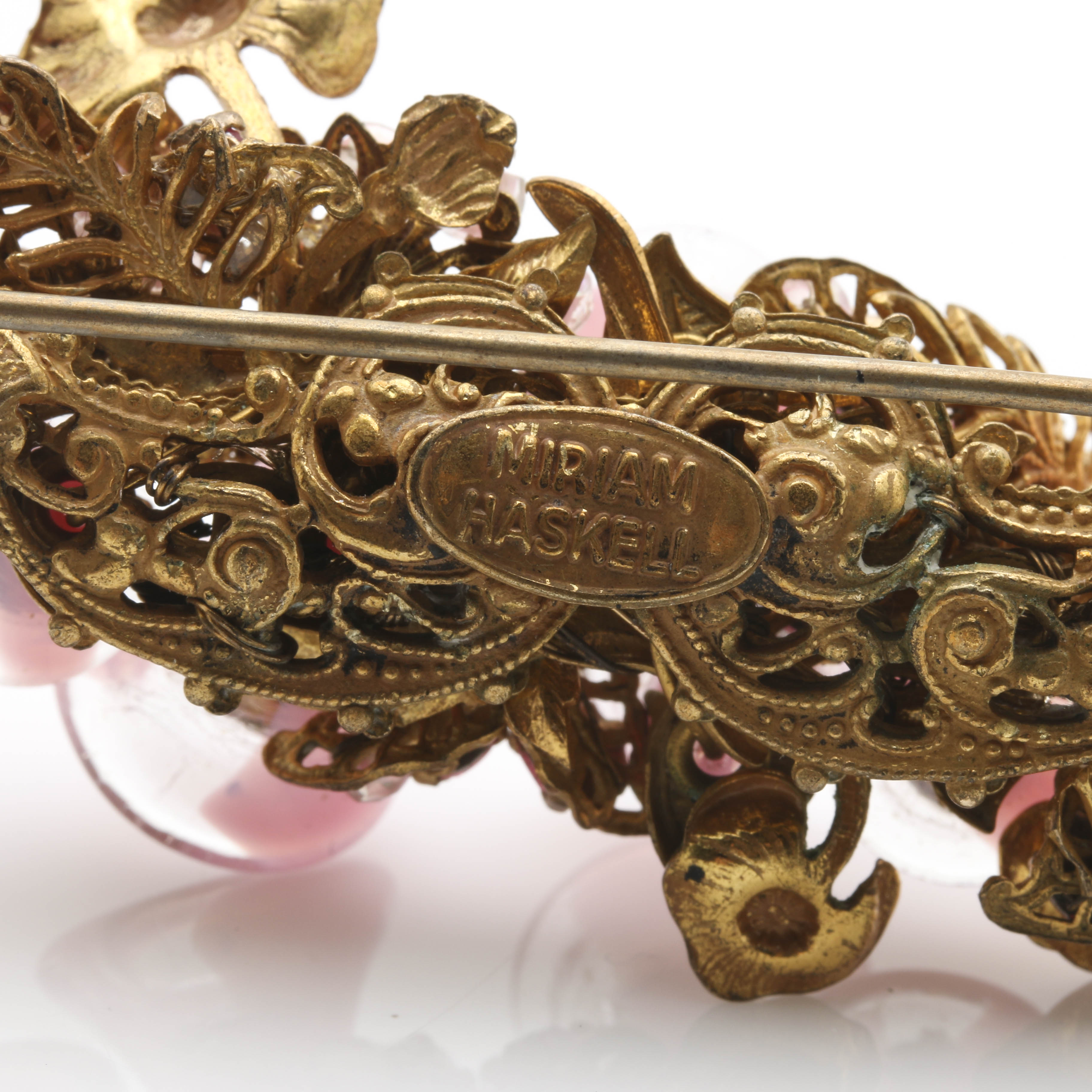 Vintage Miriam Haskell Floral Brooches