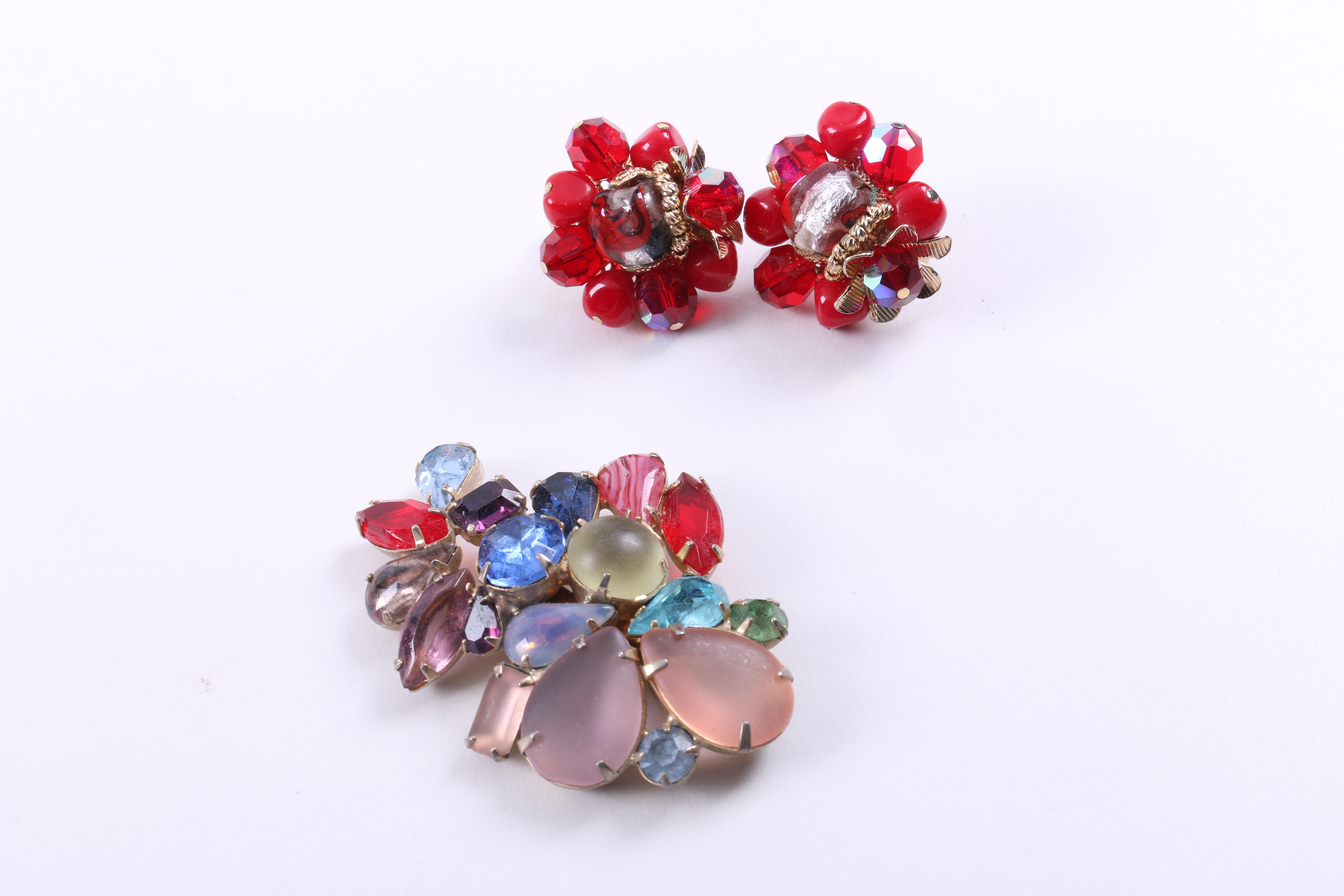 Vintage Costume Jewelry Featuring Vendome