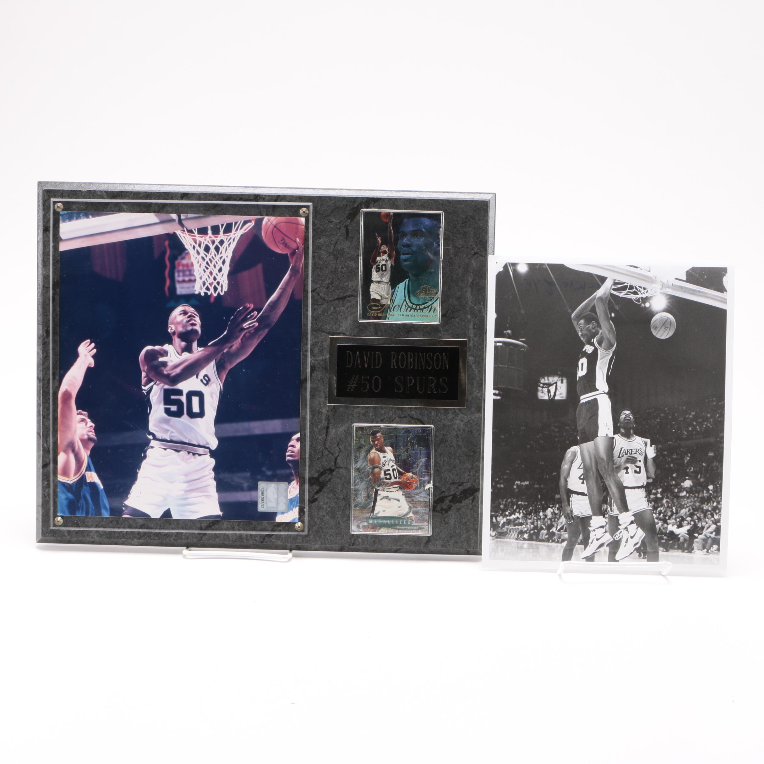 David Robinson #50 Spurs Plaque