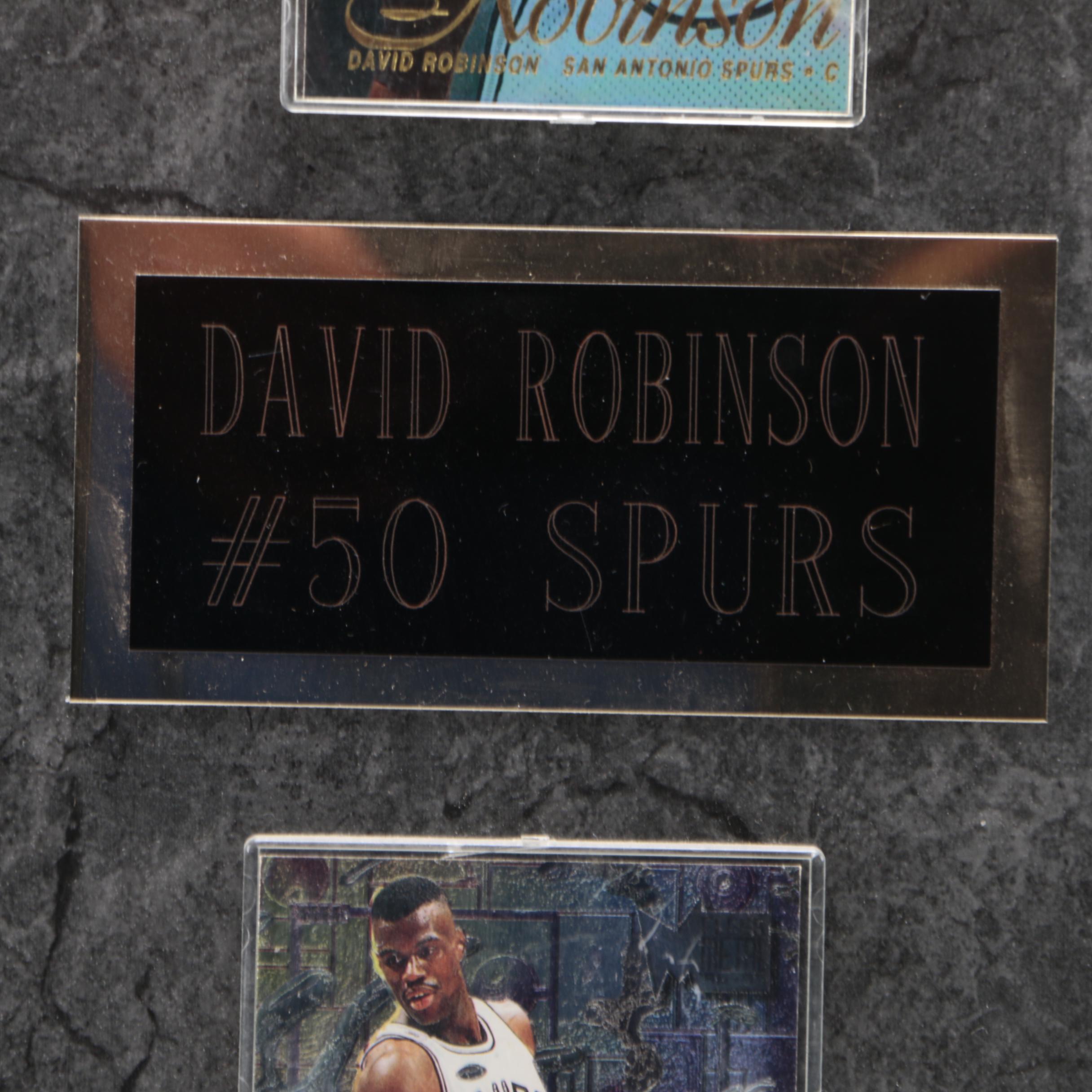 David Robinson #50 Spurs Plaque