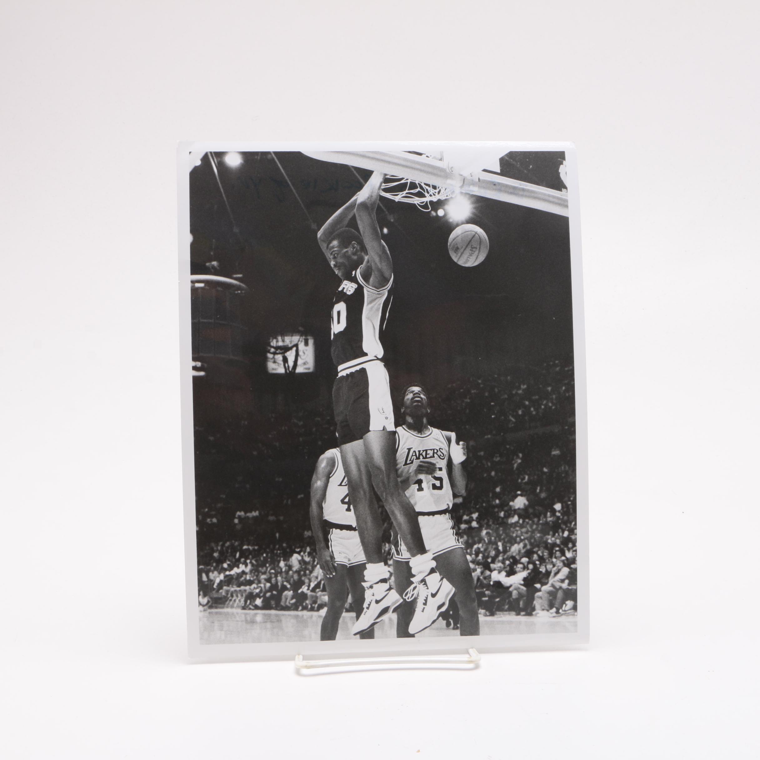 David Robinson #50 Spurs Plaque