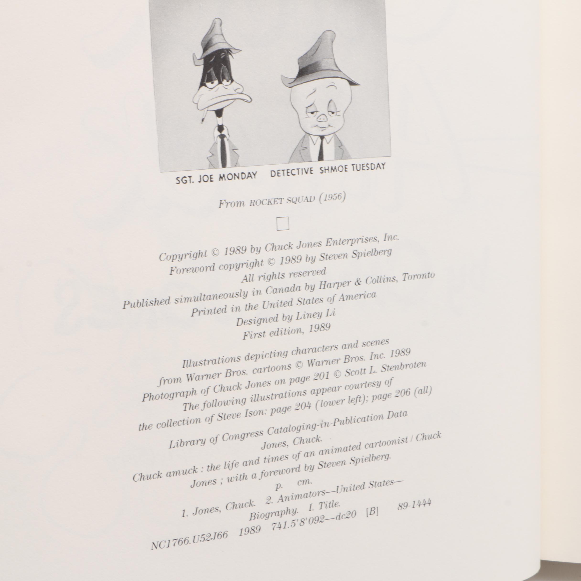 Signed First Edition "Chuck Amuck" by Chuck Jones