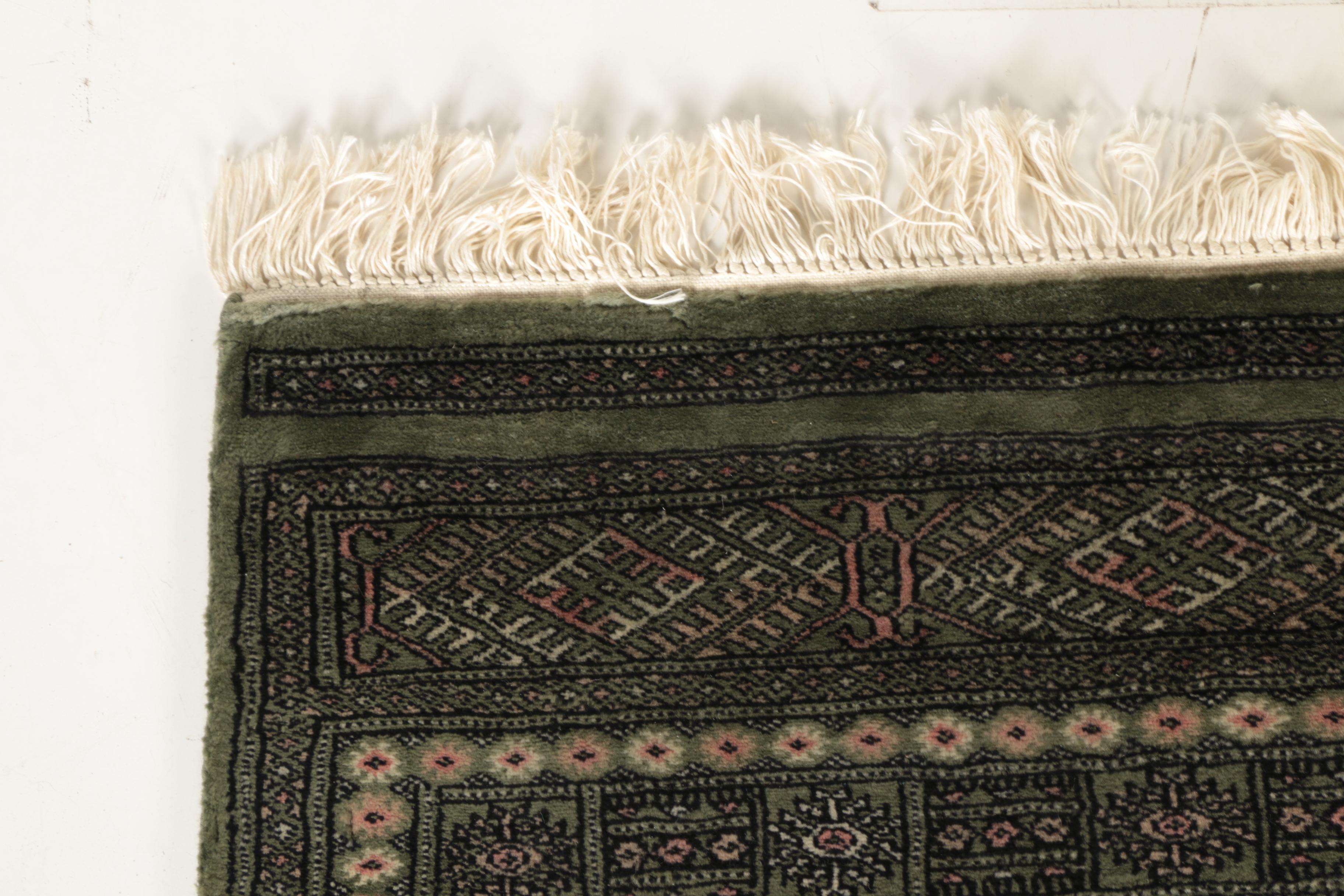 Hand-Knotted Pakistani "Princess" Tekke Bokhara Area Rug