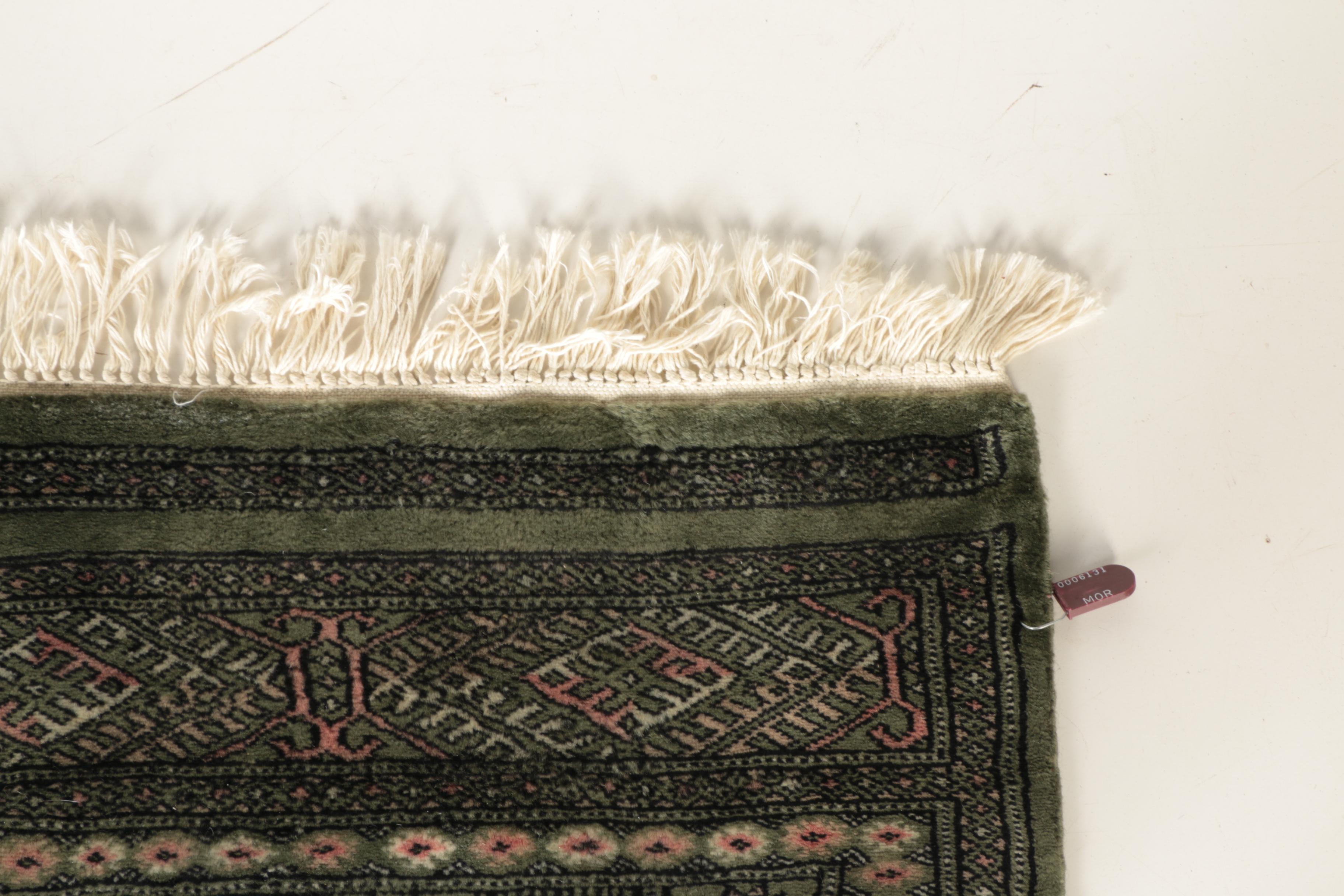 Hand-Knotted Pakistani "Princess" Tekke Bokhara Area Rug