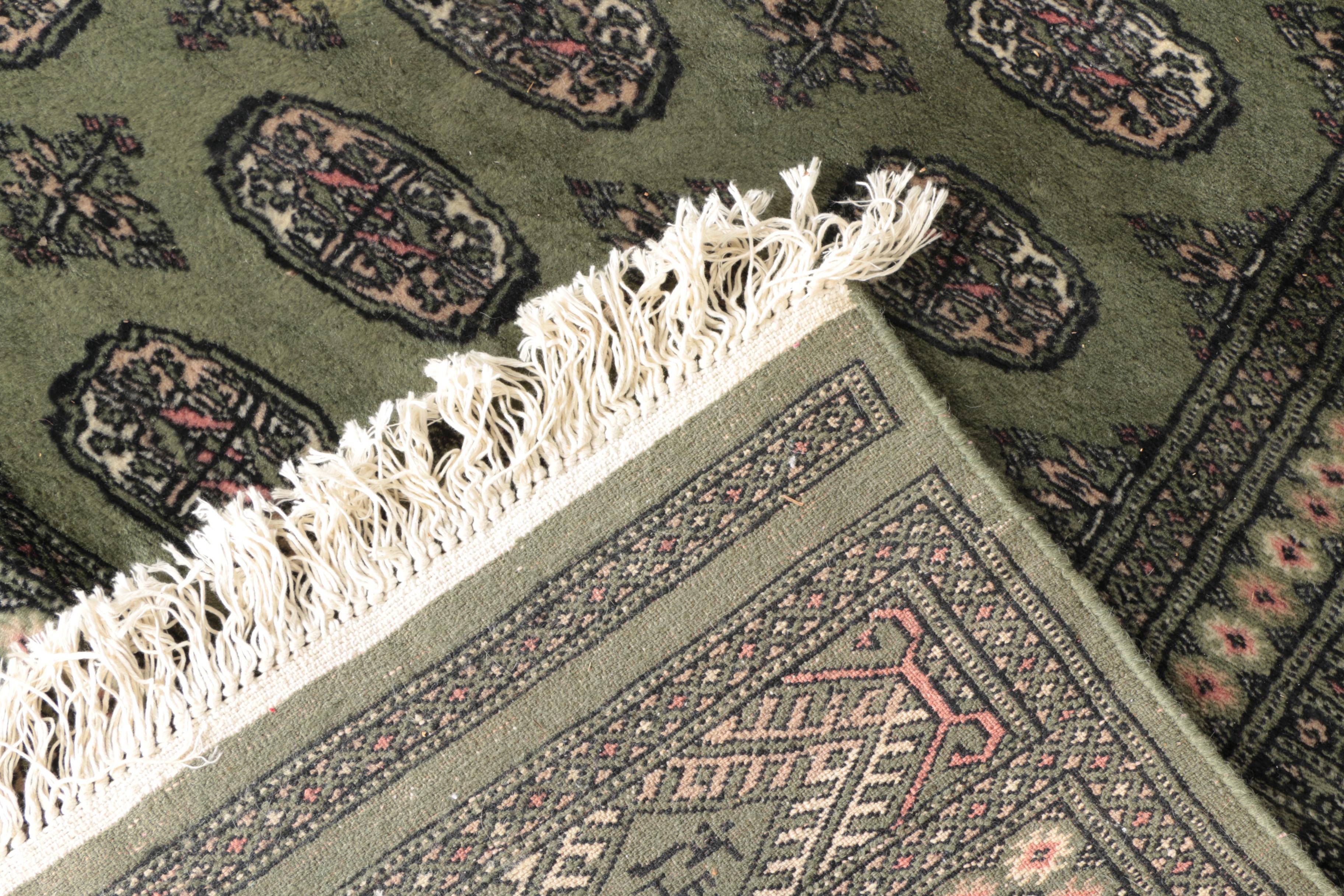 Hand-Knotted Pakistani "Princess" Tekke Bokhara Area Rug