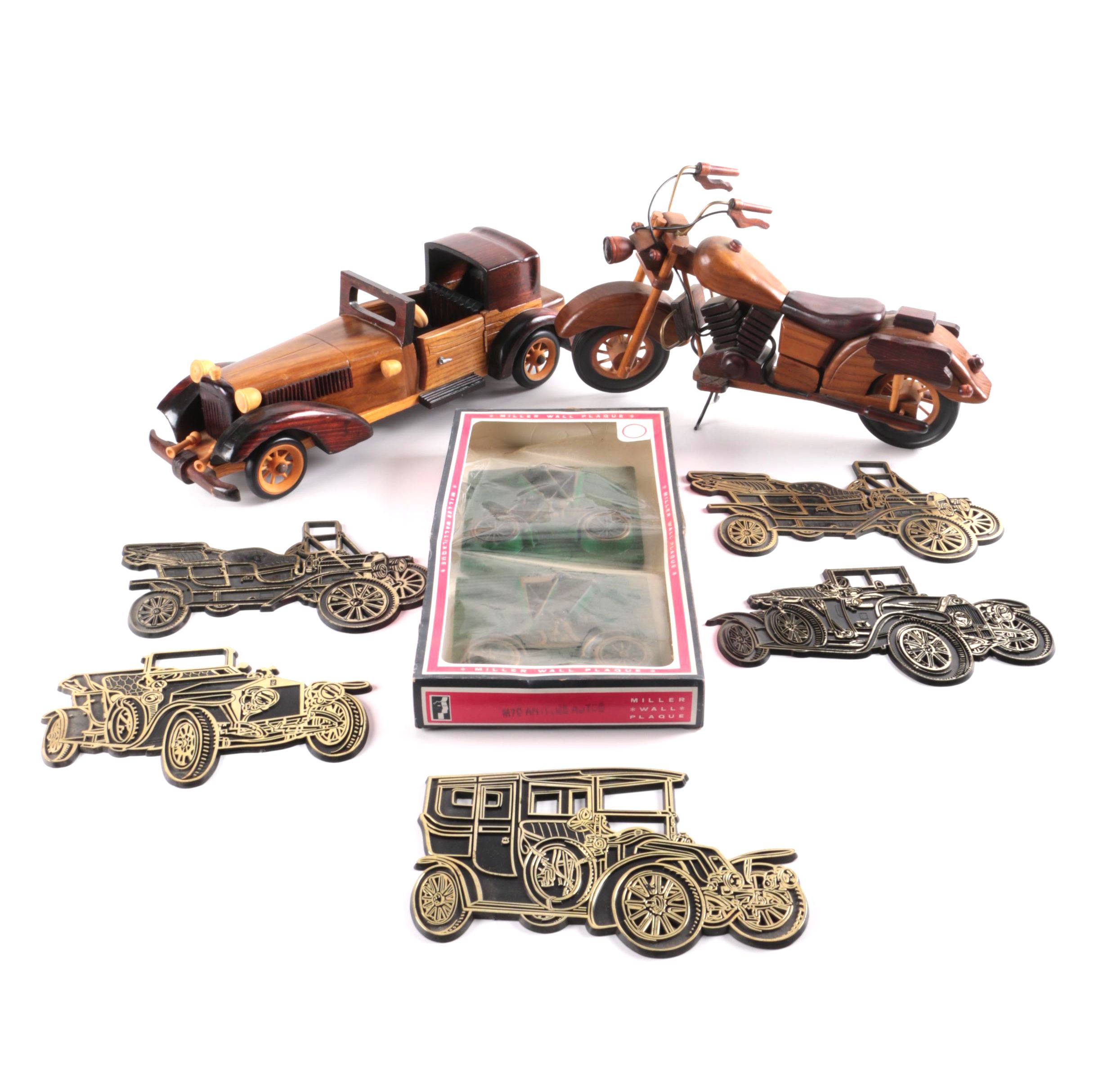 Automobile Decor and Wooden Models